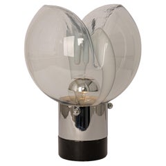 Superbe lampe de bureau Membrane de Toni Zuccheri pour Venini, Italie, 1970