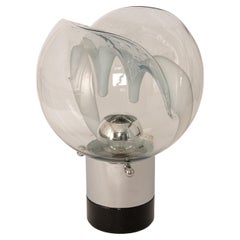 Lampada da tavolo a membrana di Toni Zuccheri per Venini, Italia, anni '70