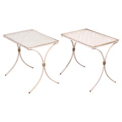 Stunning Metal Patio side tables 1950s France