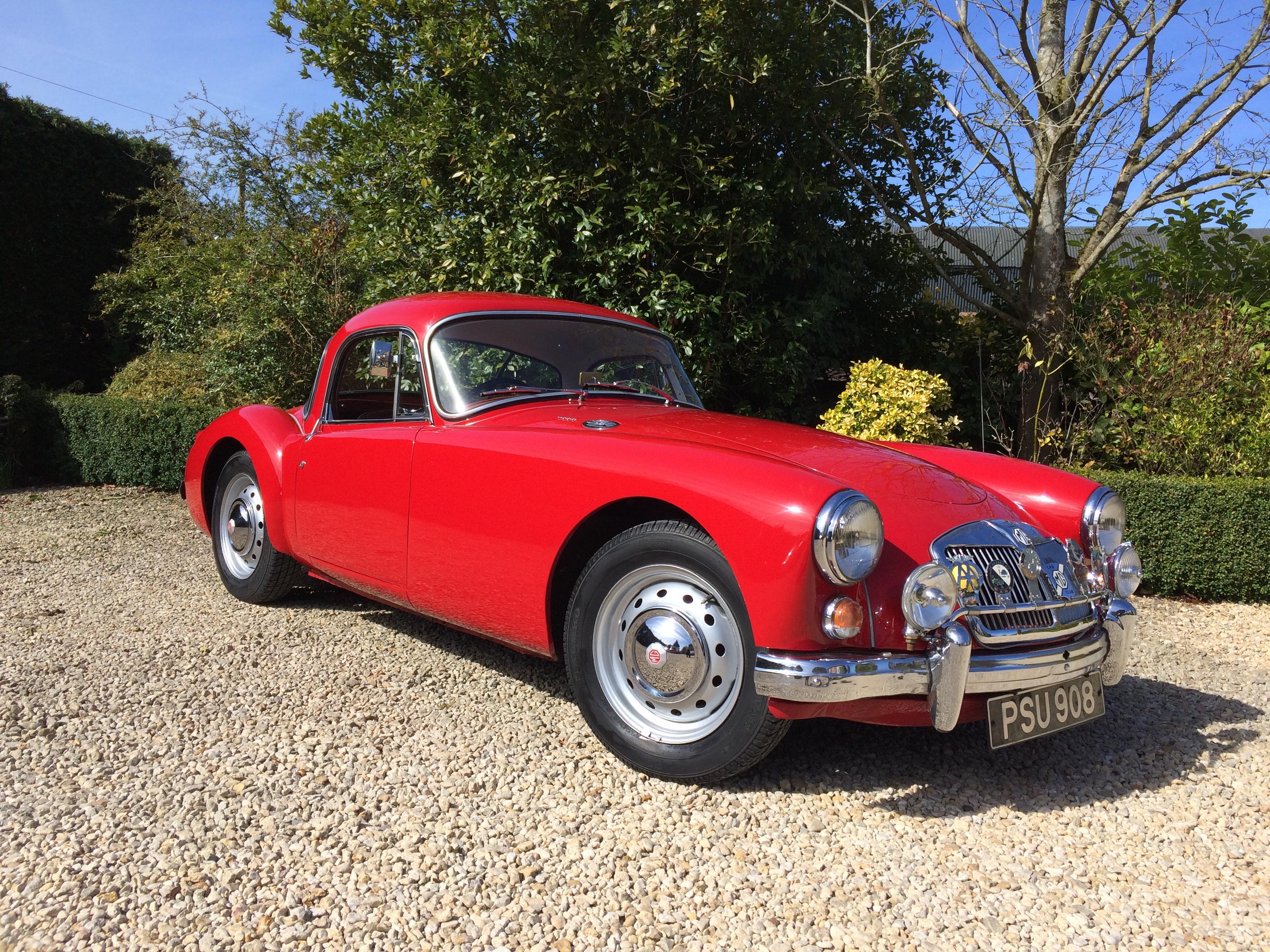 Steel Stunning MGA Coupe 1961 Original RHD Car Manufactured 1961 British Classic Car