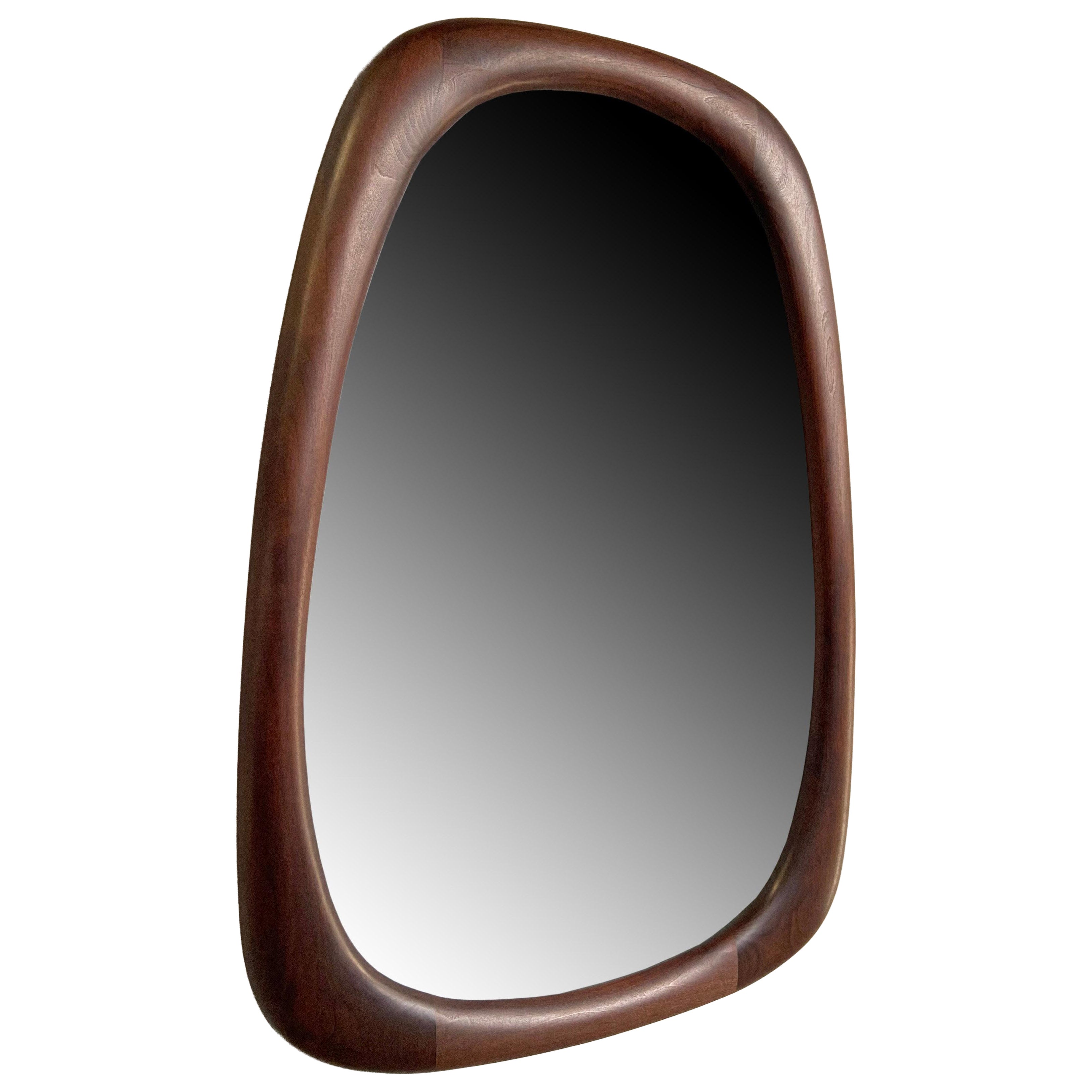 Stunning Mid-Century American Modern Craft Mirror by Dean Santner