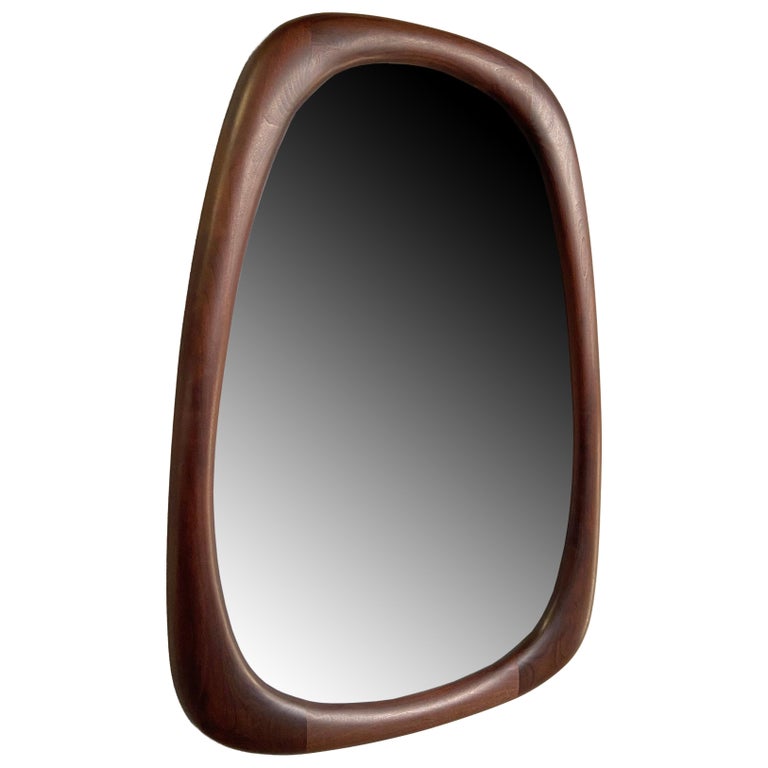 Stunning Mid-Century American Modern Craft Mirror by Dean Santner