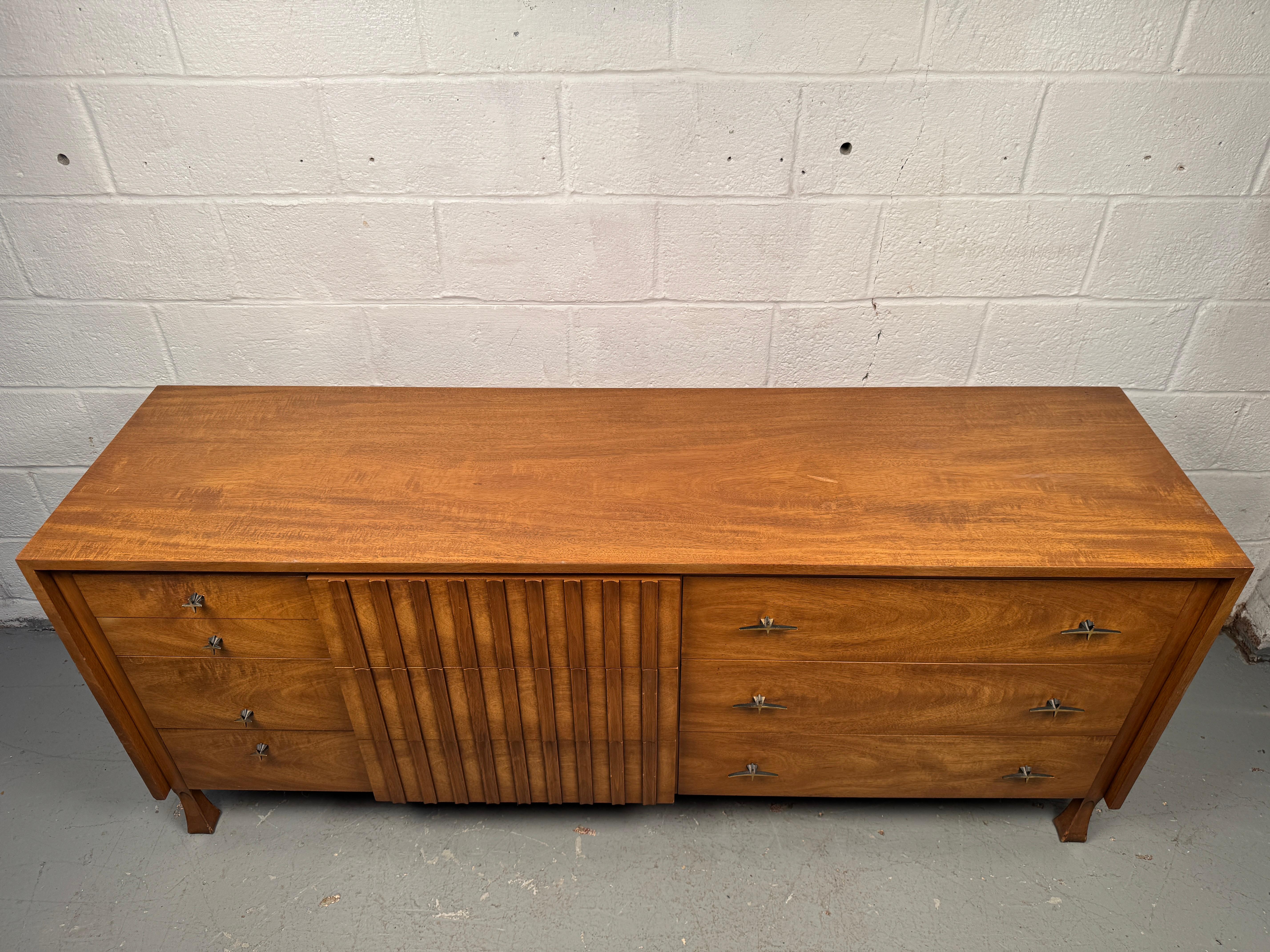 American Stunning Mid-Century Dresser Mfg. by Widdicomb For Sale
