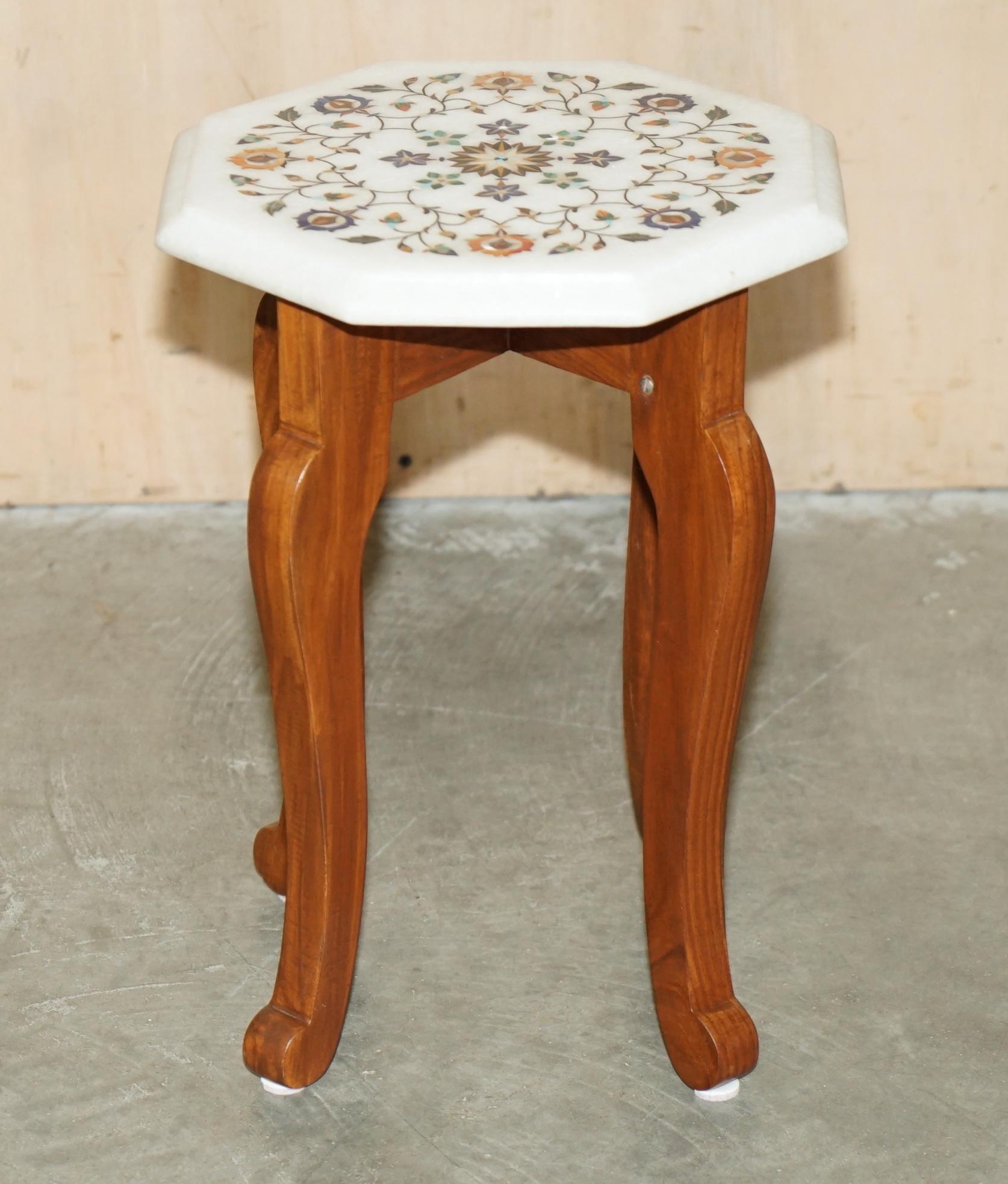 Royal House Antiques

Royal House Antiques is delighted to offer for sale this lovely hand made in India Pietra Dura marble side table with original receipt 

Please note the delivery fee listed is just a guide, it covers within the M25 only for the