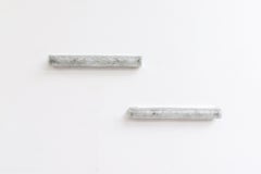 1980s Hillebrand Leuchten Long Linear Slumped Glass Sconce