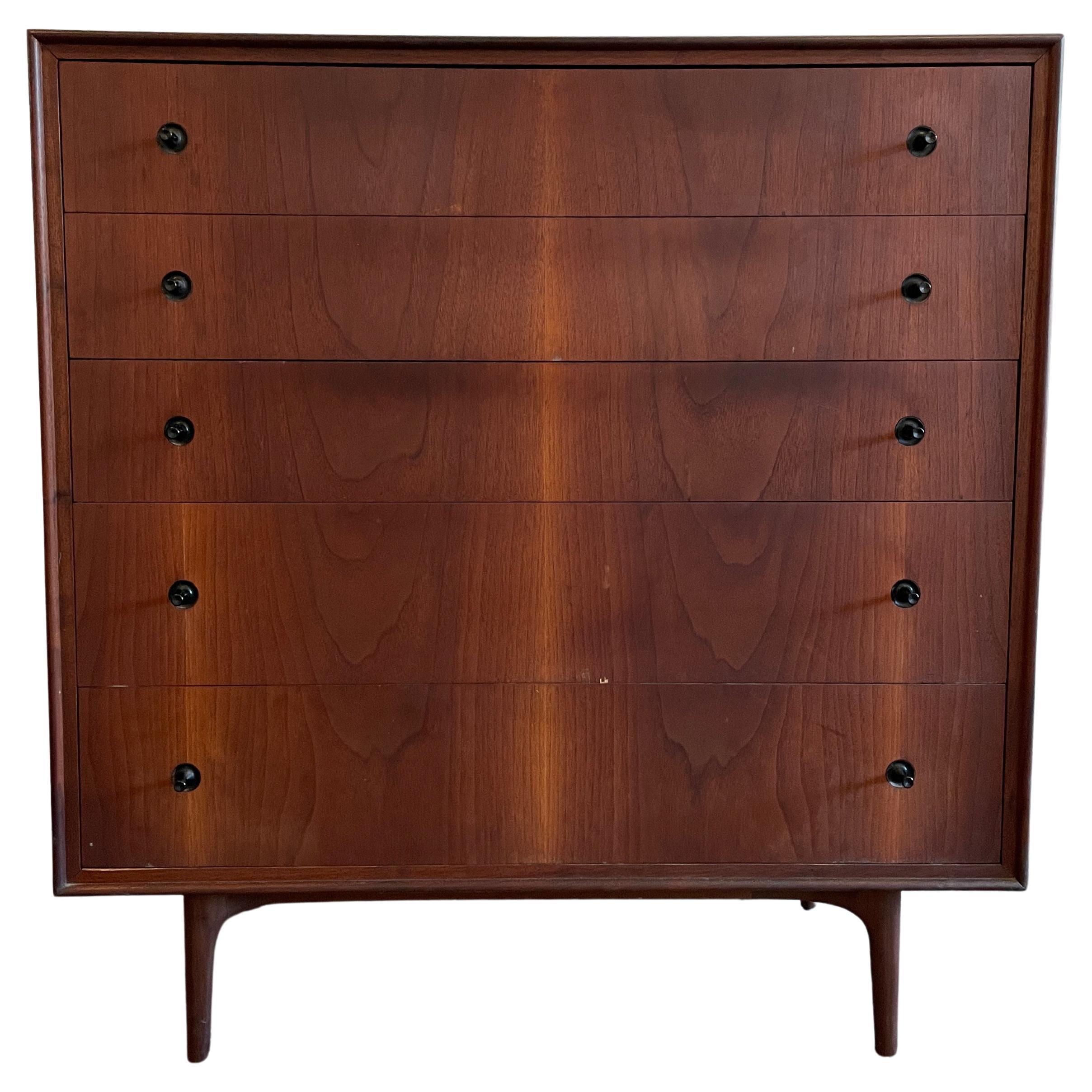 Vintage MidCentury Modern 9 Drawer Dresser Dovetailed Drawers For Sale — free download