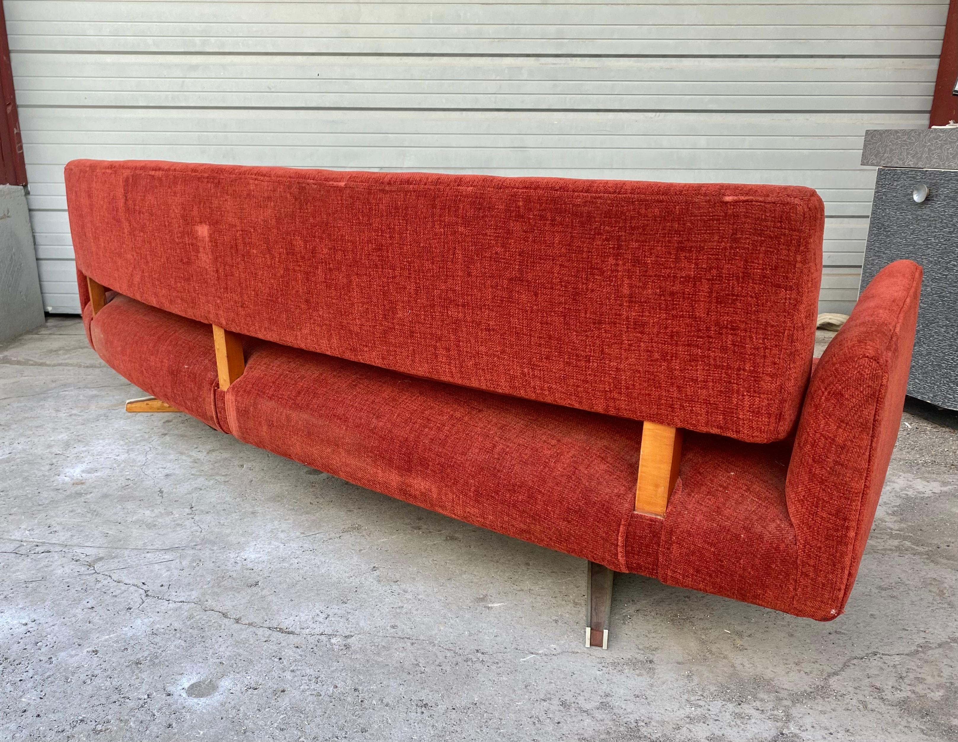 Atemberaubendes Sofa, Jens Risom zugeschrieben, Mid-Century Modern im Angebot 5