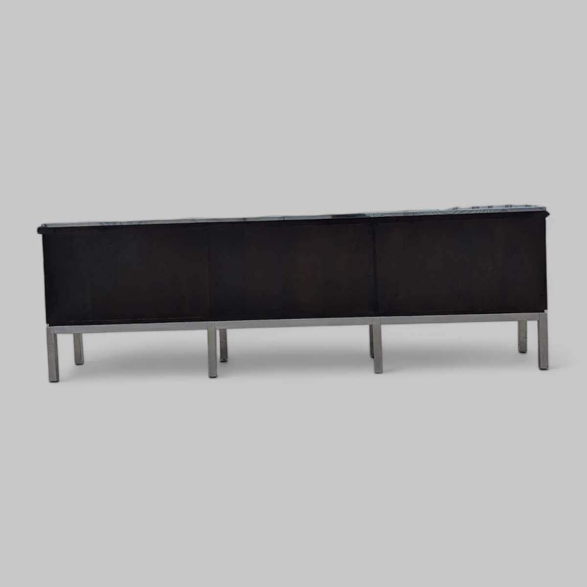 20th Century Mid Century Modern Tommi Parzinger Sideboard with Ornate Hardware For Sale