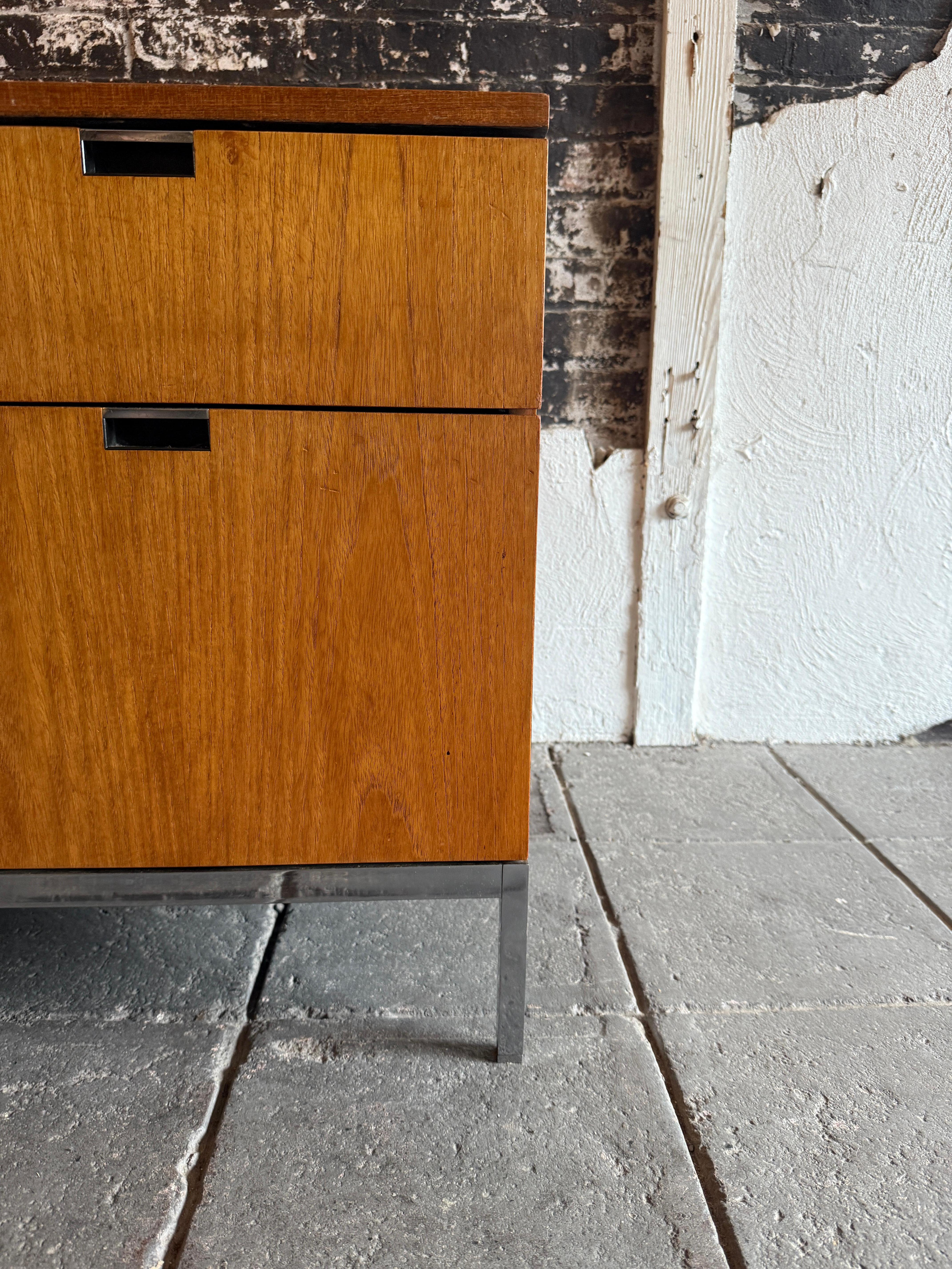 Woodwork Stunning Mid century Oak Office 10 drawer Credenza by Florence knoll For Sale