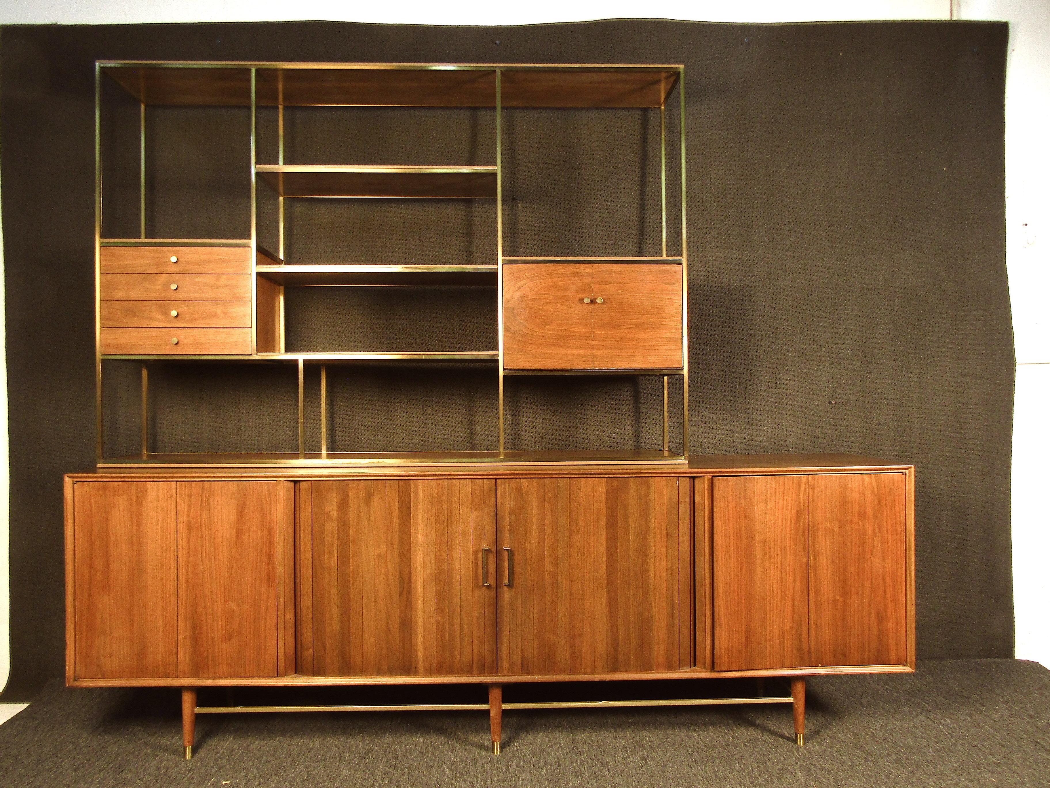 20th Century Stunning Midcentury Wall Unit by Furnete