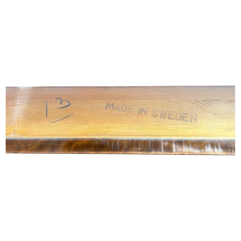 Betulla Splendido comò a 4 cassetti in teak del Medioevo realizzato in Svezia in vendita