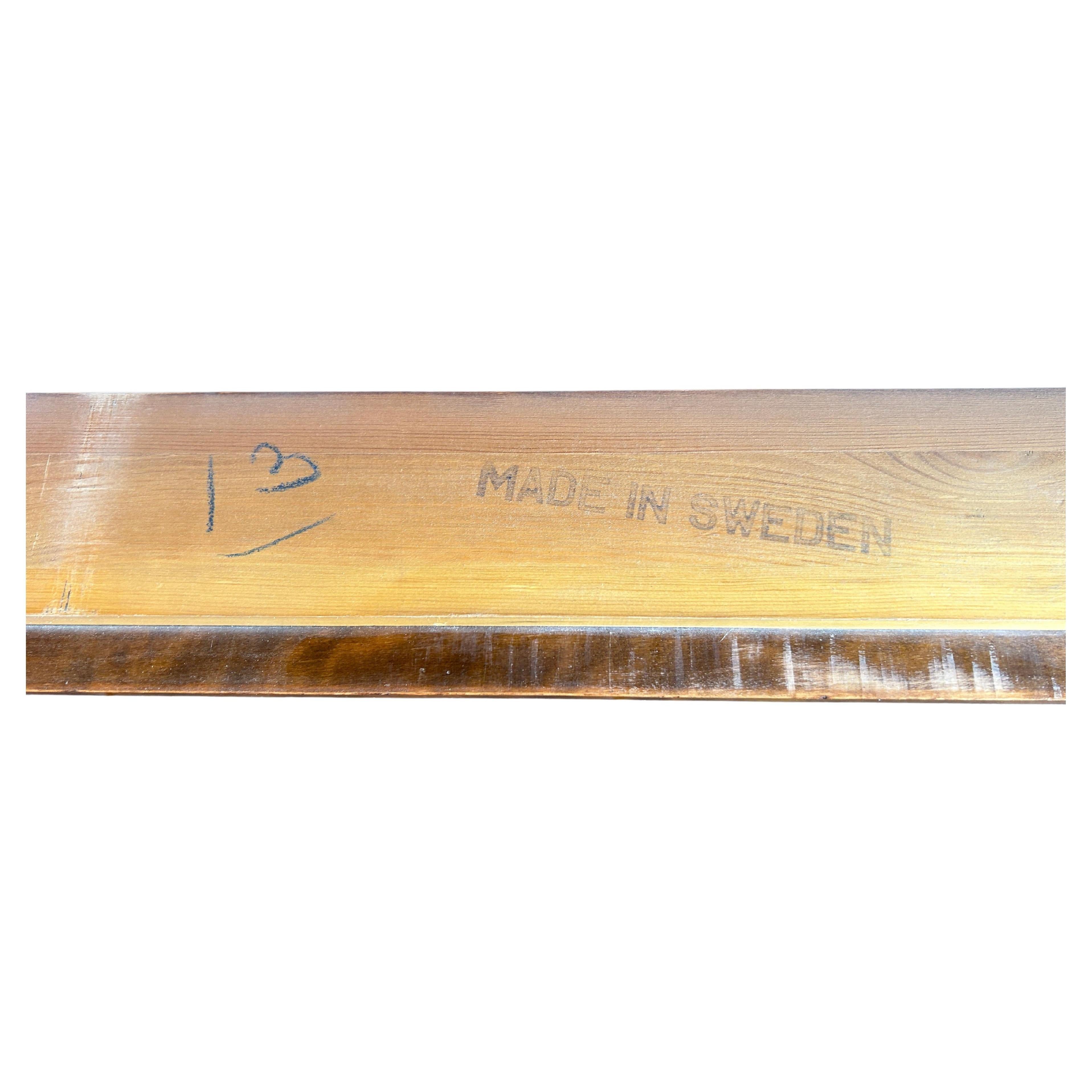 Birch Stunning Midcentury 4 Drawer teak Dresser Made in Sweden For Sale