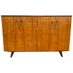 Stunning Midcentury 8 Drawer Rosewood Veneer Dresser Made in Sweden