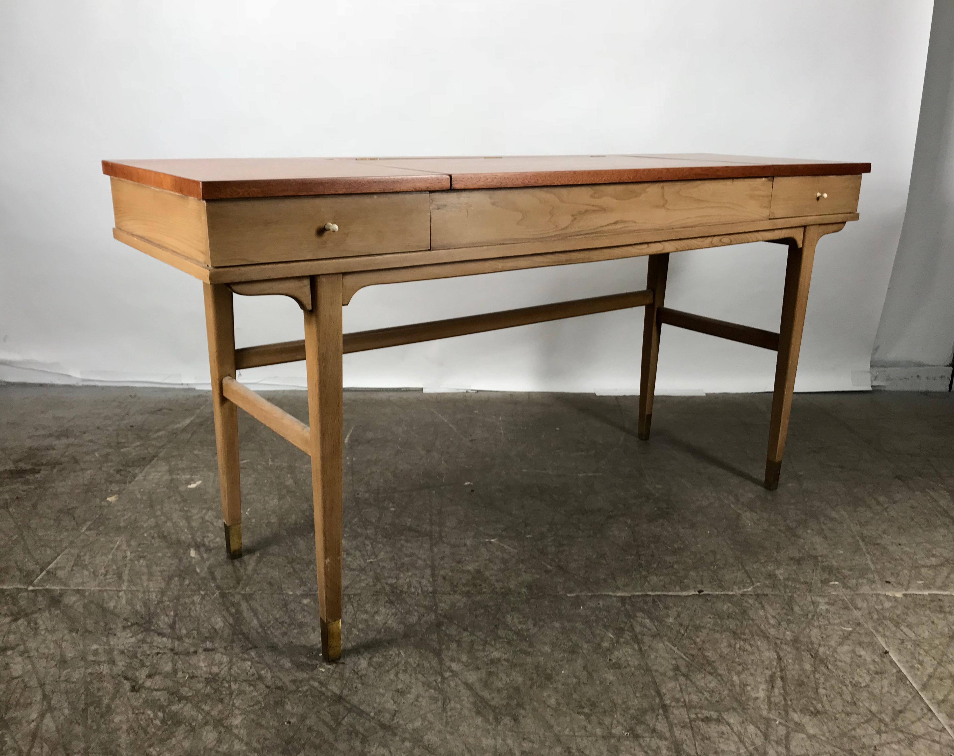 20th Century Stunning Midcentury Desk or Vanity, Console, John Widdicomb