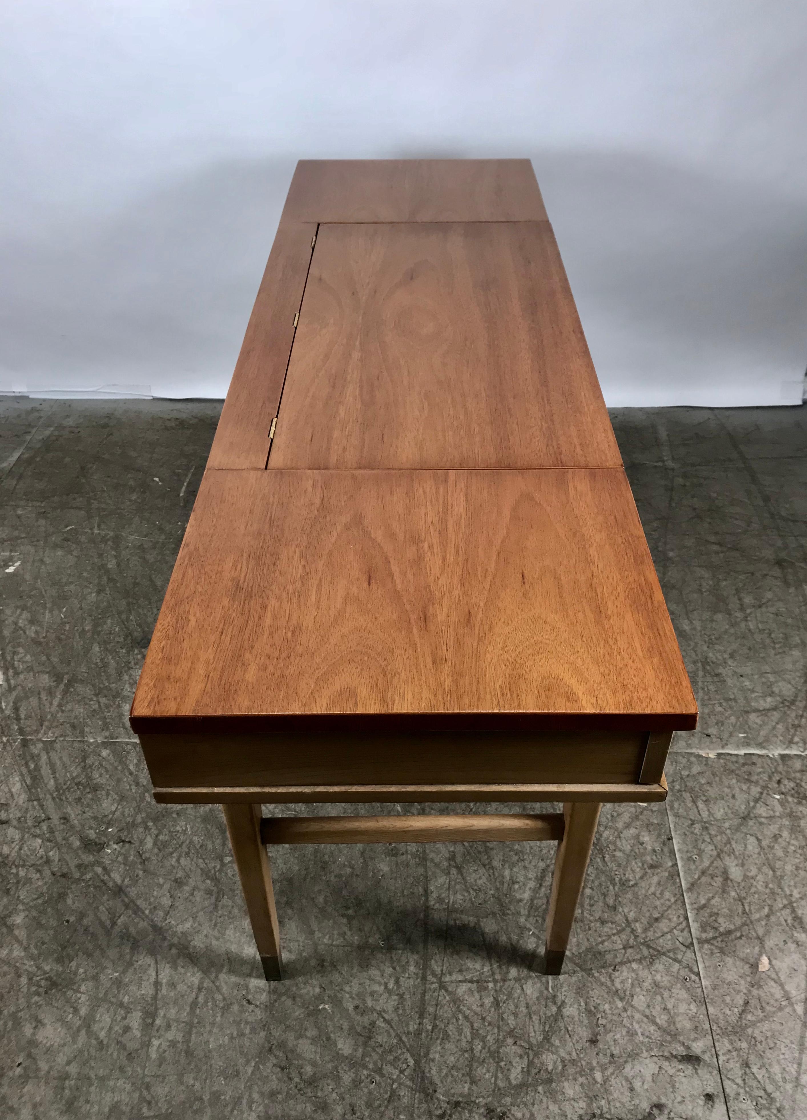 Stunning Midcentury Desk or Vanity, Console, John Widdicomb 1