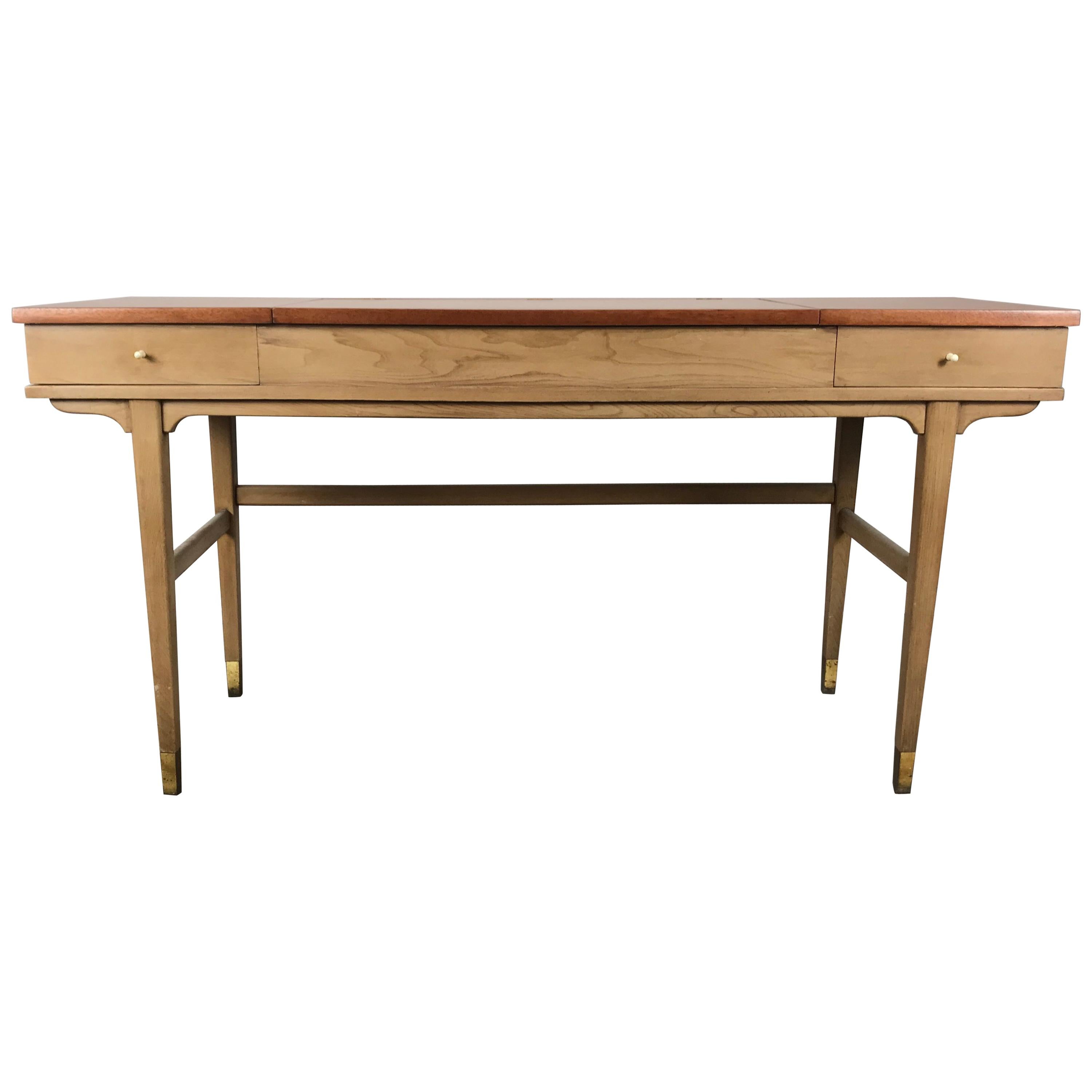 Stunning Midcentury Desk or Vanity, Console, John Widdicomb