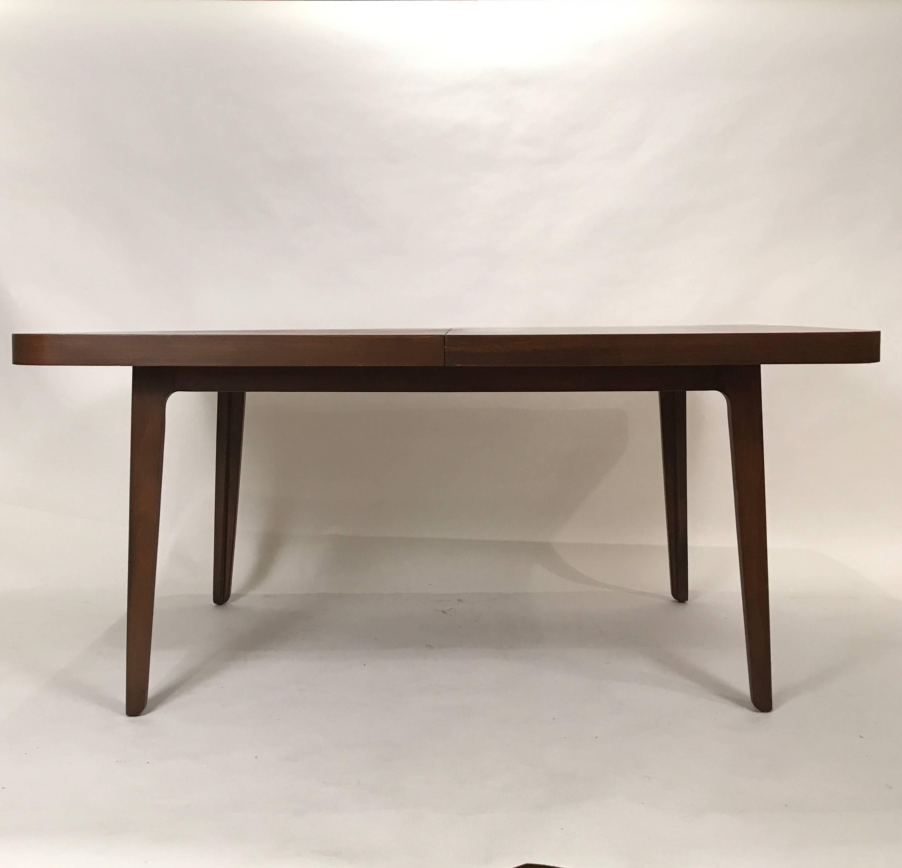 Mid-Century Modern Stunning Midcentury Edward Wormley for Drexel Walnut Extension Dining Table