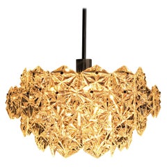 Kinkeldey Mid-Century Chandelier in Glass