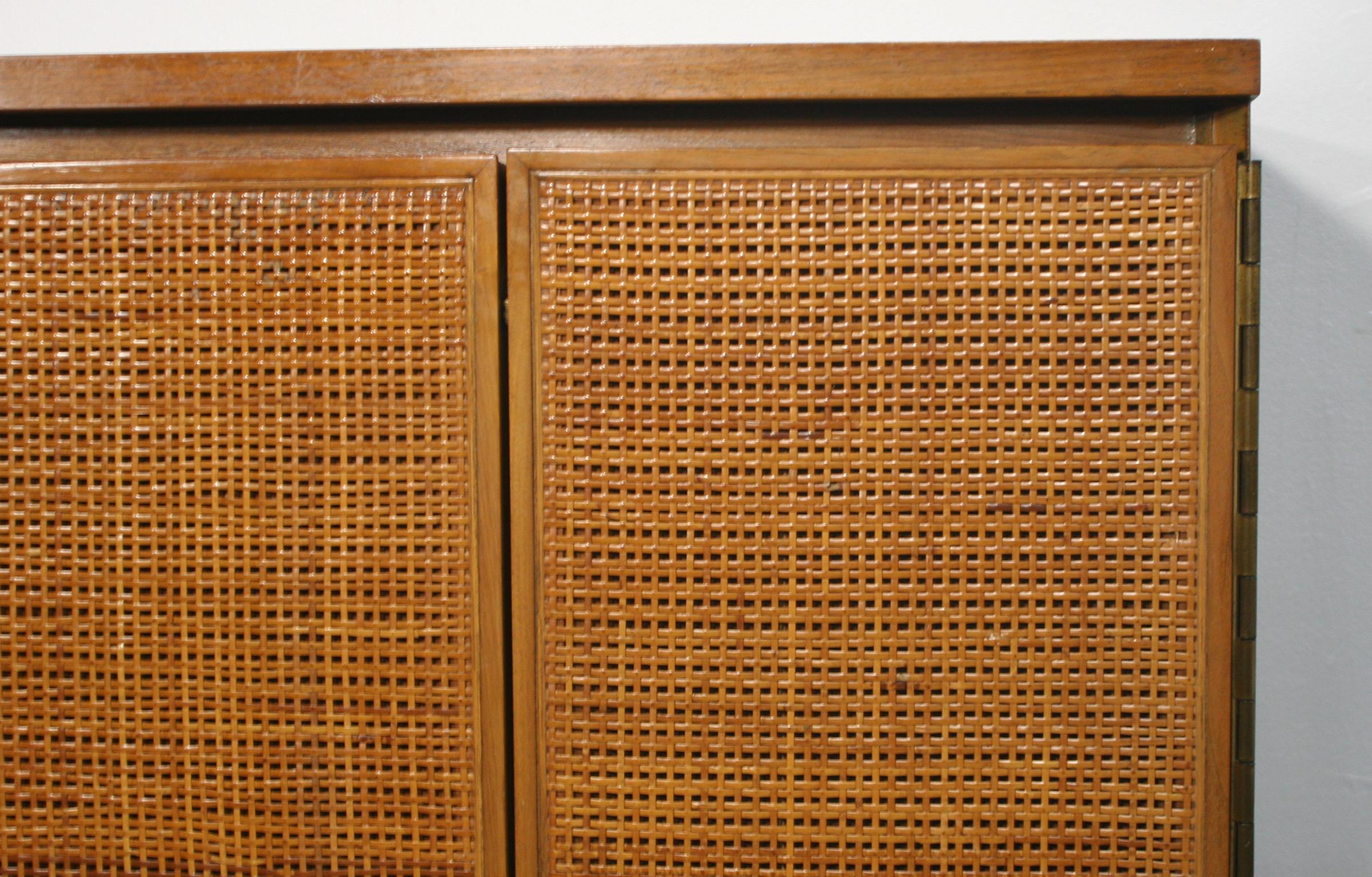 20th Century Stunning Midcentury Paul McCobb Calvin 8 Drawer Dresser Credenza #7707 Cane 