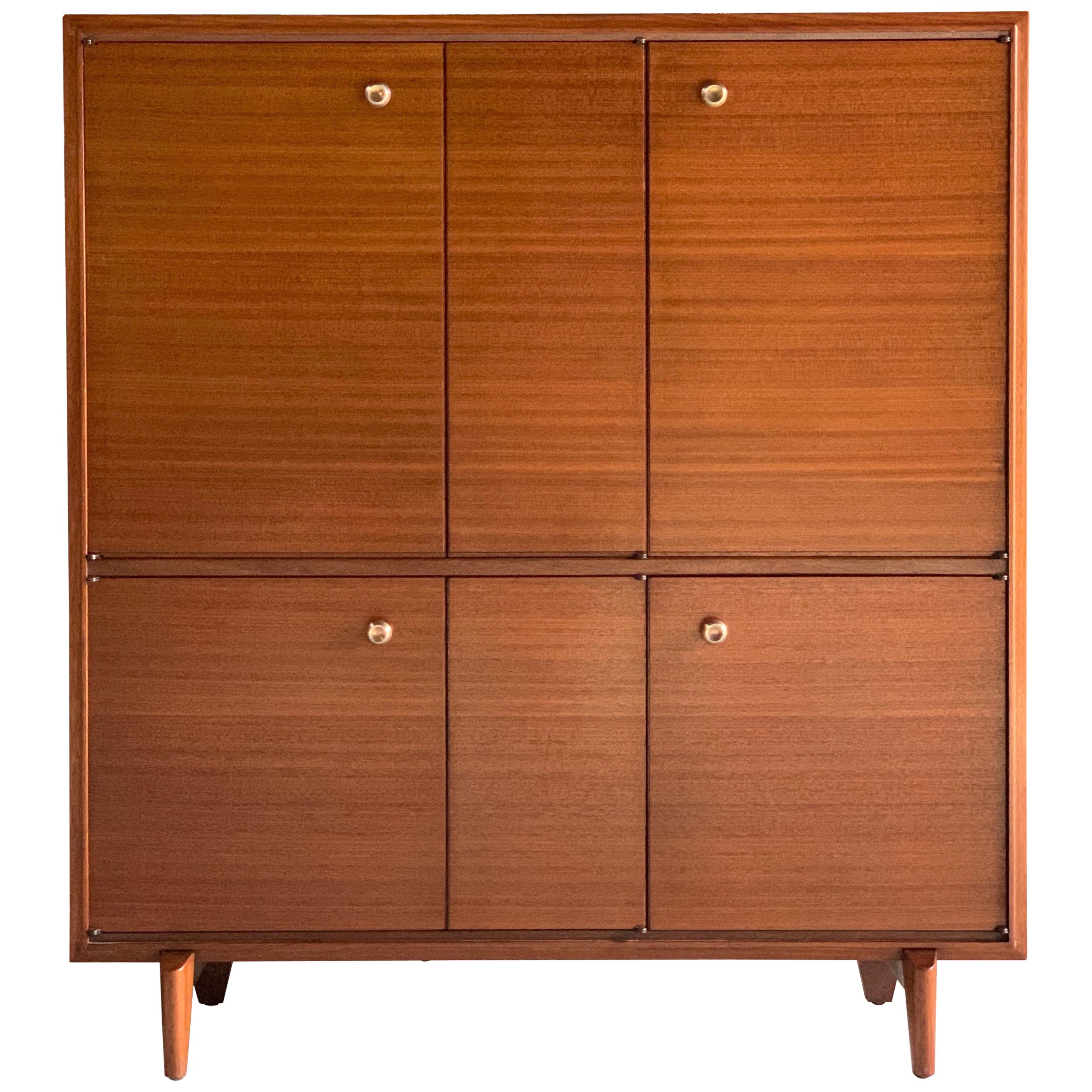 Stunning Midcentury Teak Drinks Cabinet Sideboard, circa 1950s