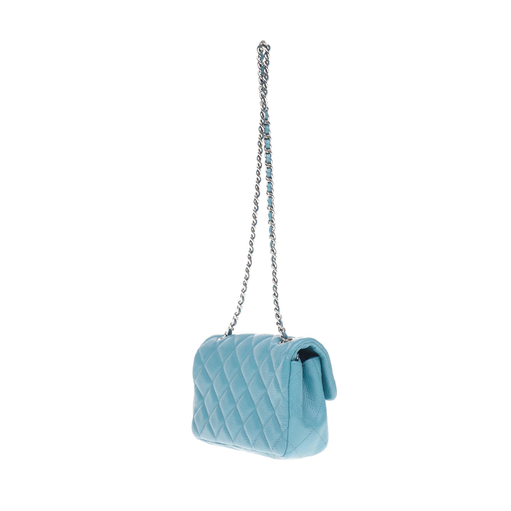 turquoise mini bag