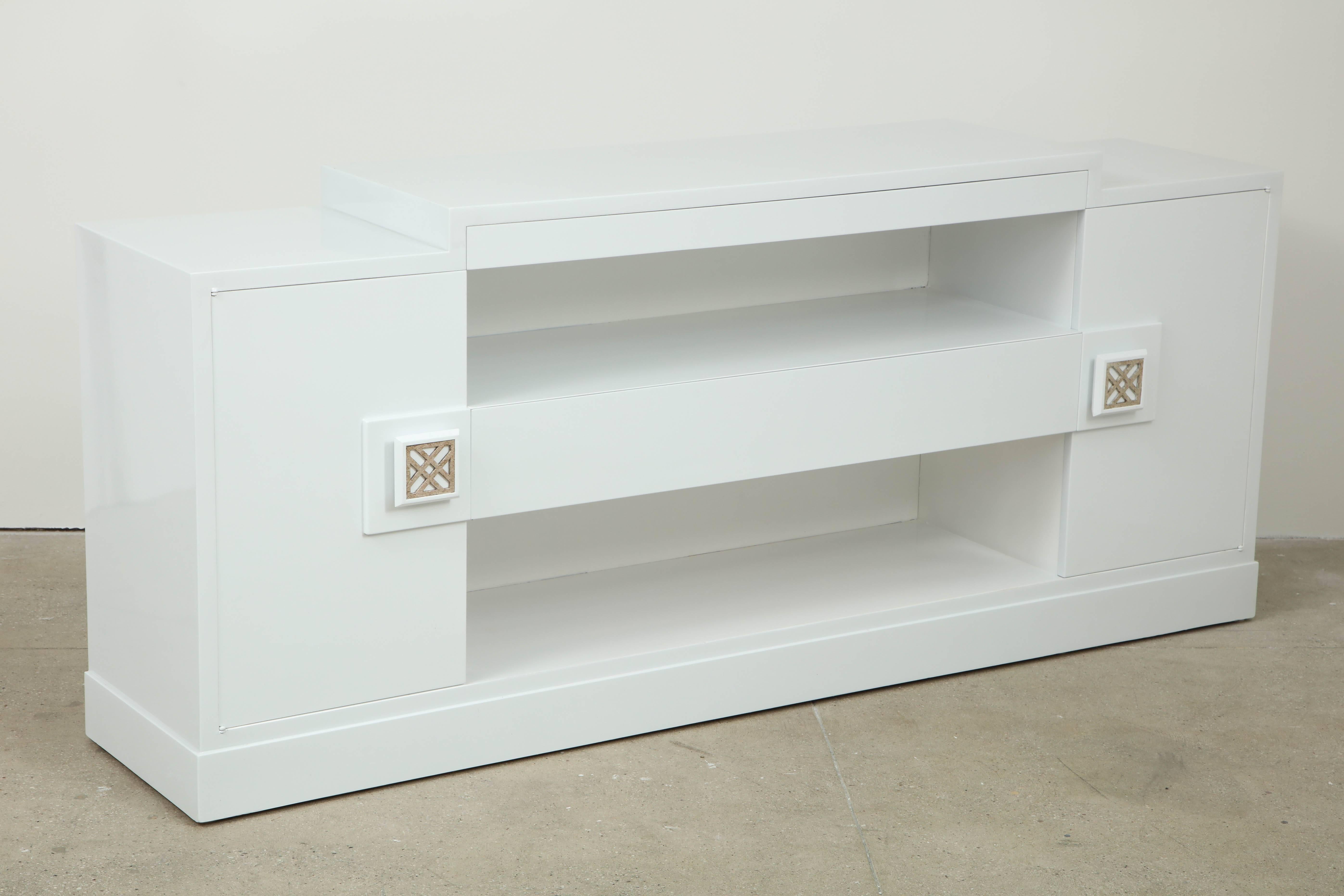 Mid-20th Century  Minimalist Cabinet by James Mont For Sale