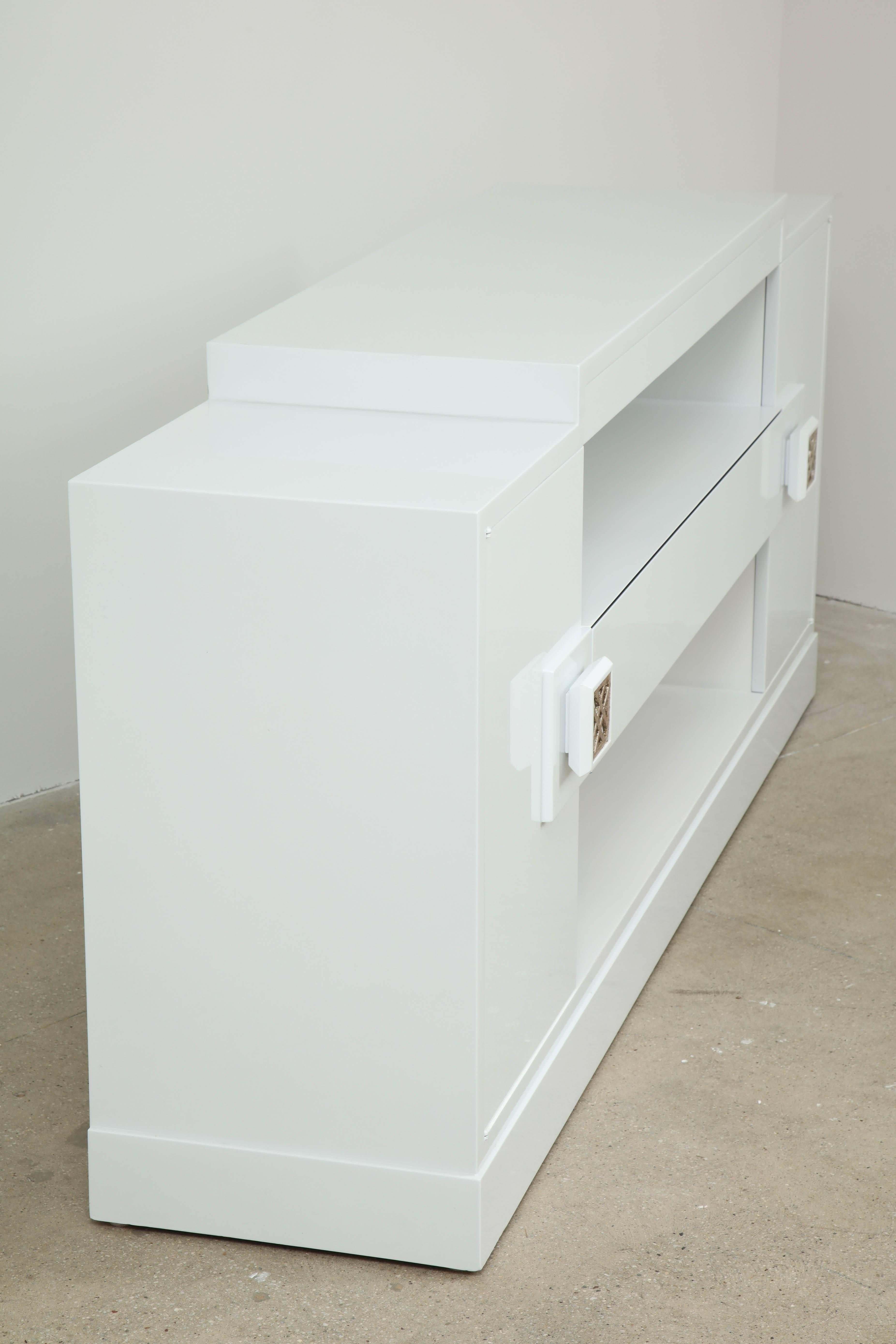  Minimalist Cabinet by James Mont For Sale 1