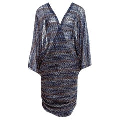 Stunning Missoni Lurex Kaftan Tunic Cover Up Mini Dress