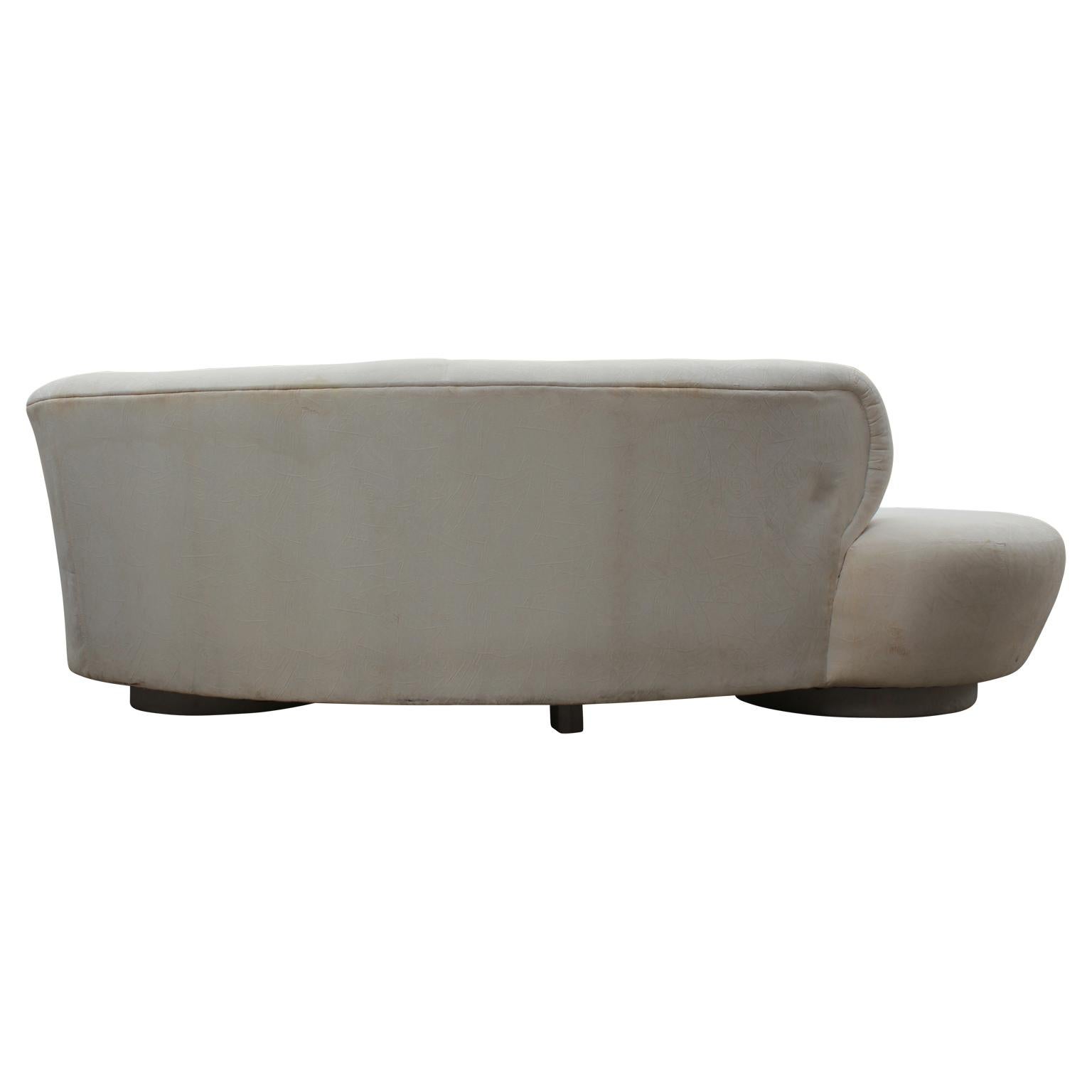 modern white chaise lounge