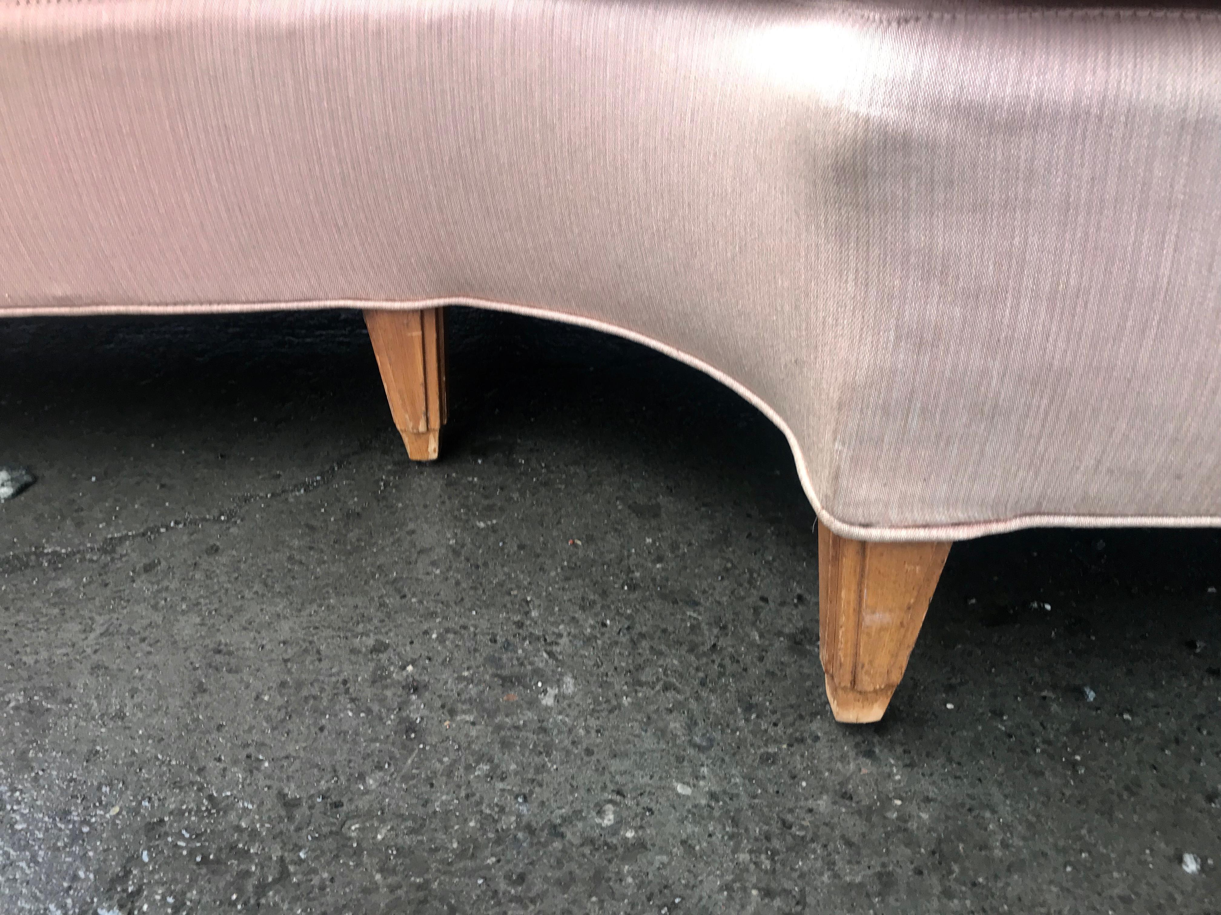 Mid-Century Modern Stunning Tufted Sofa, Custom Built, 1960s For Sale