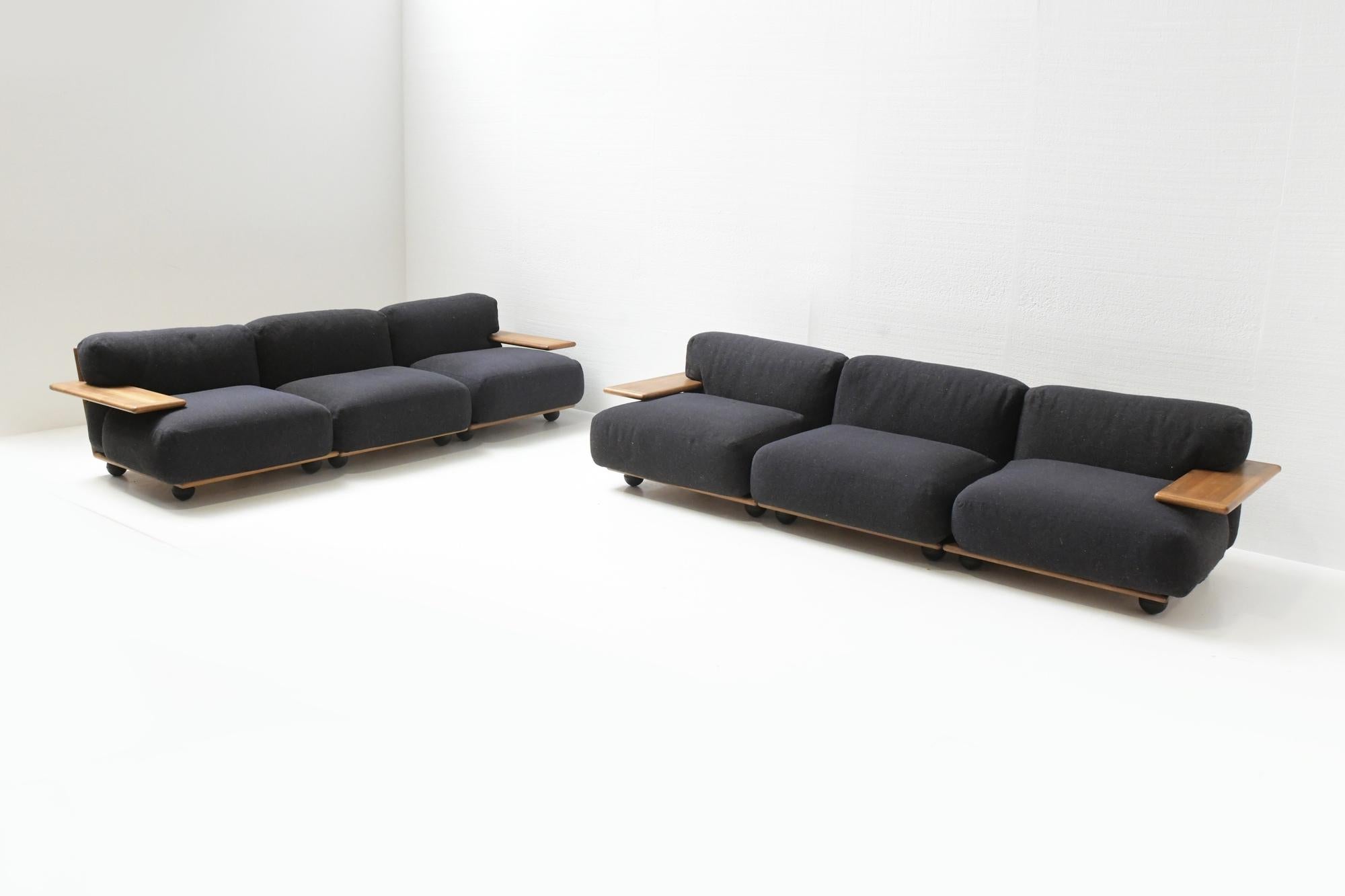 Stunning Modular Pianura Seating Group by Mario Bellini for Cassina Italy 7