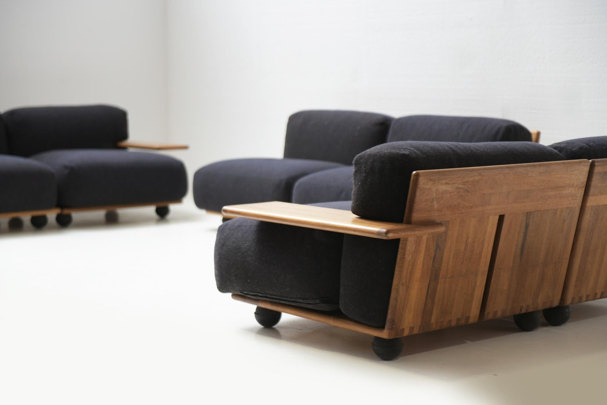 Stunning Modular Pianura Seating Group by Mario Bellini for Cassina Italy 8