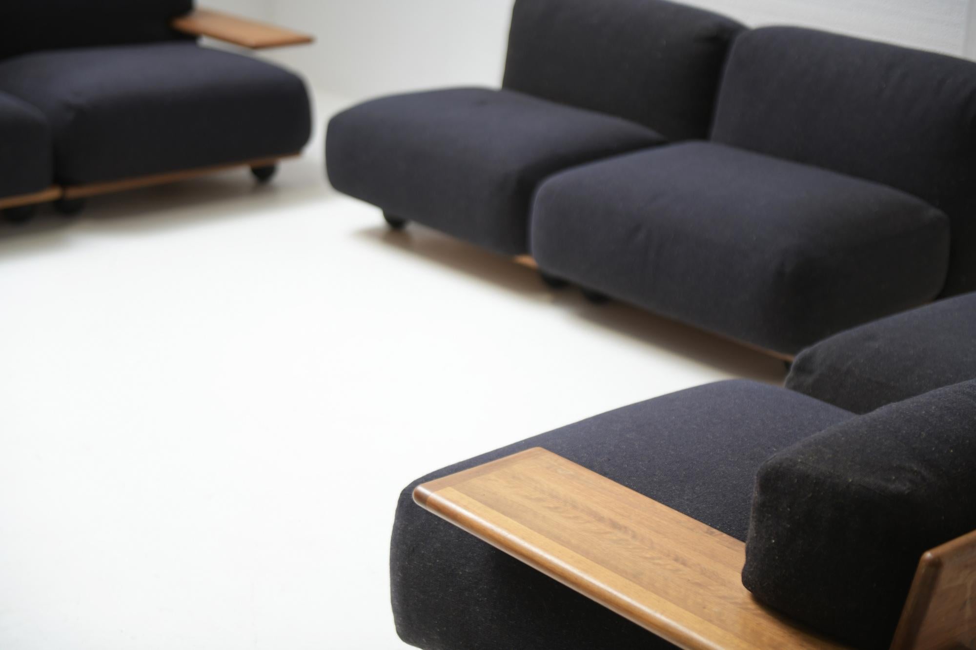 Stunning Modular Pianura Seating Group by Mario Bellini for Cassina Italy 9