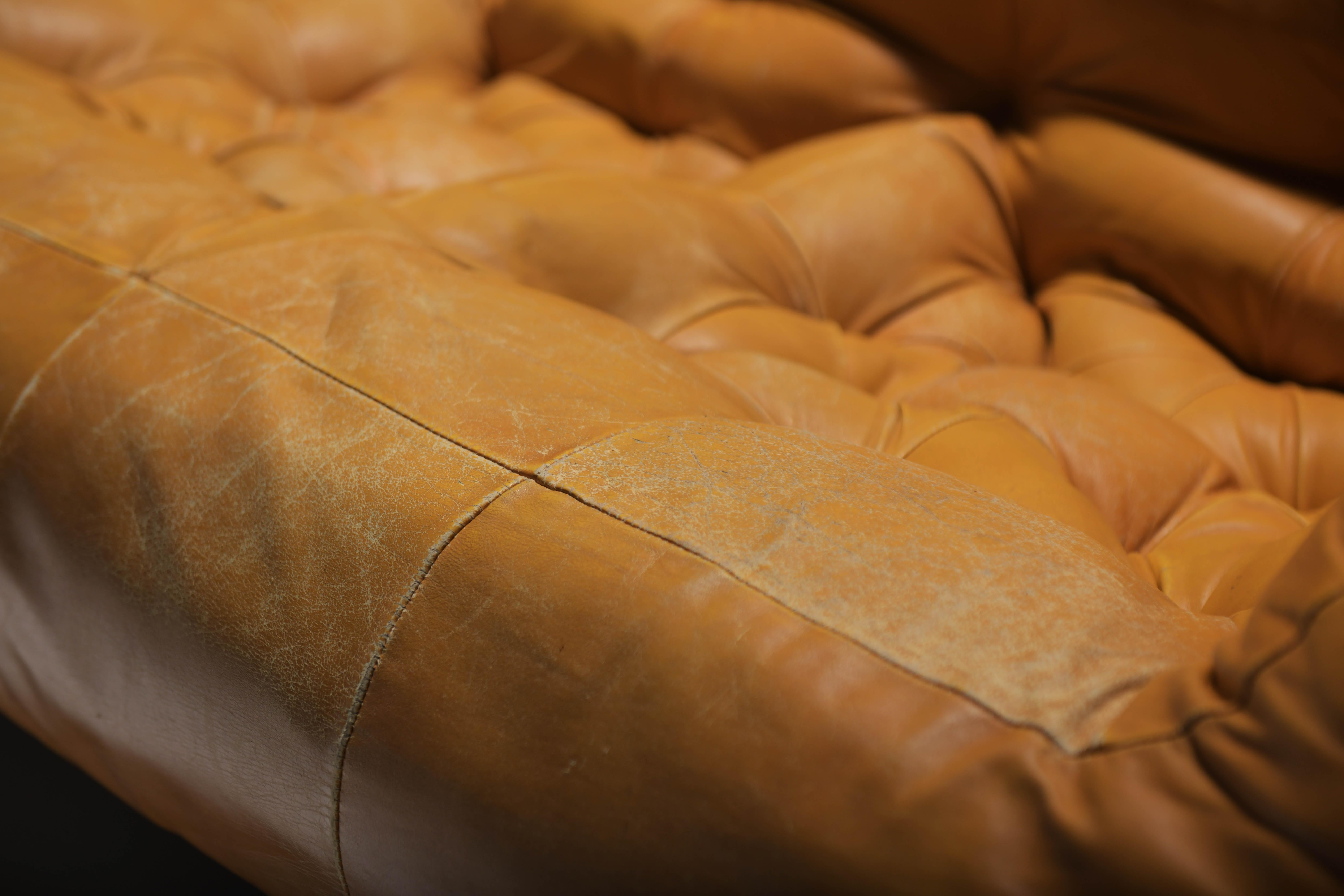 Stunning MP-81 lounge set in cognac leather by Percival Lafer for Lafer S.A. 5