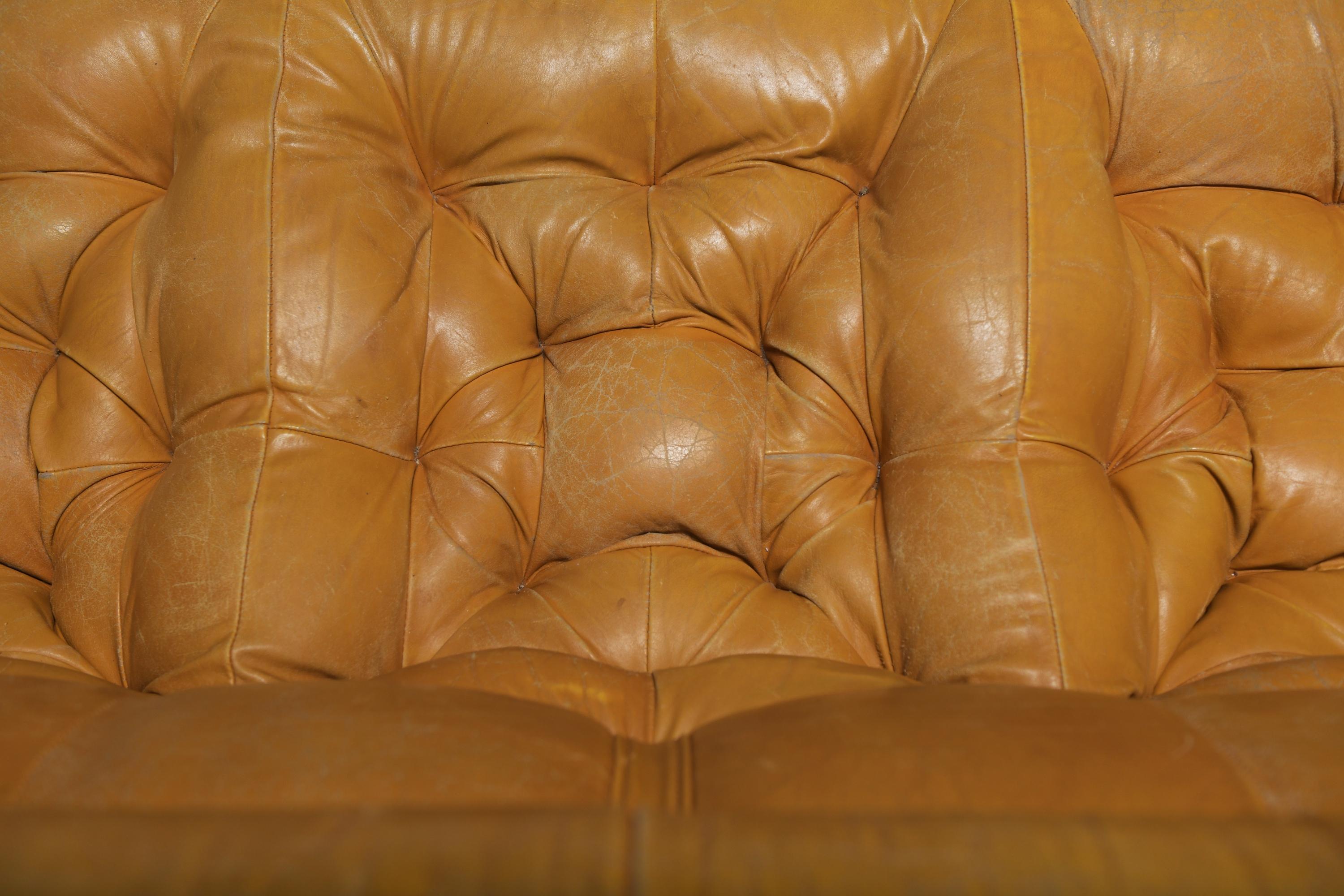 Splendido divano lounge MP-81 in pelle cognac di Percival Lafer per Lafer S.A. in vendita 4