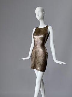Stupendo Mini Abito Mugler Metallic Shine