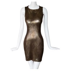 Stupendo Mini Abito Mugler Metallic Shine