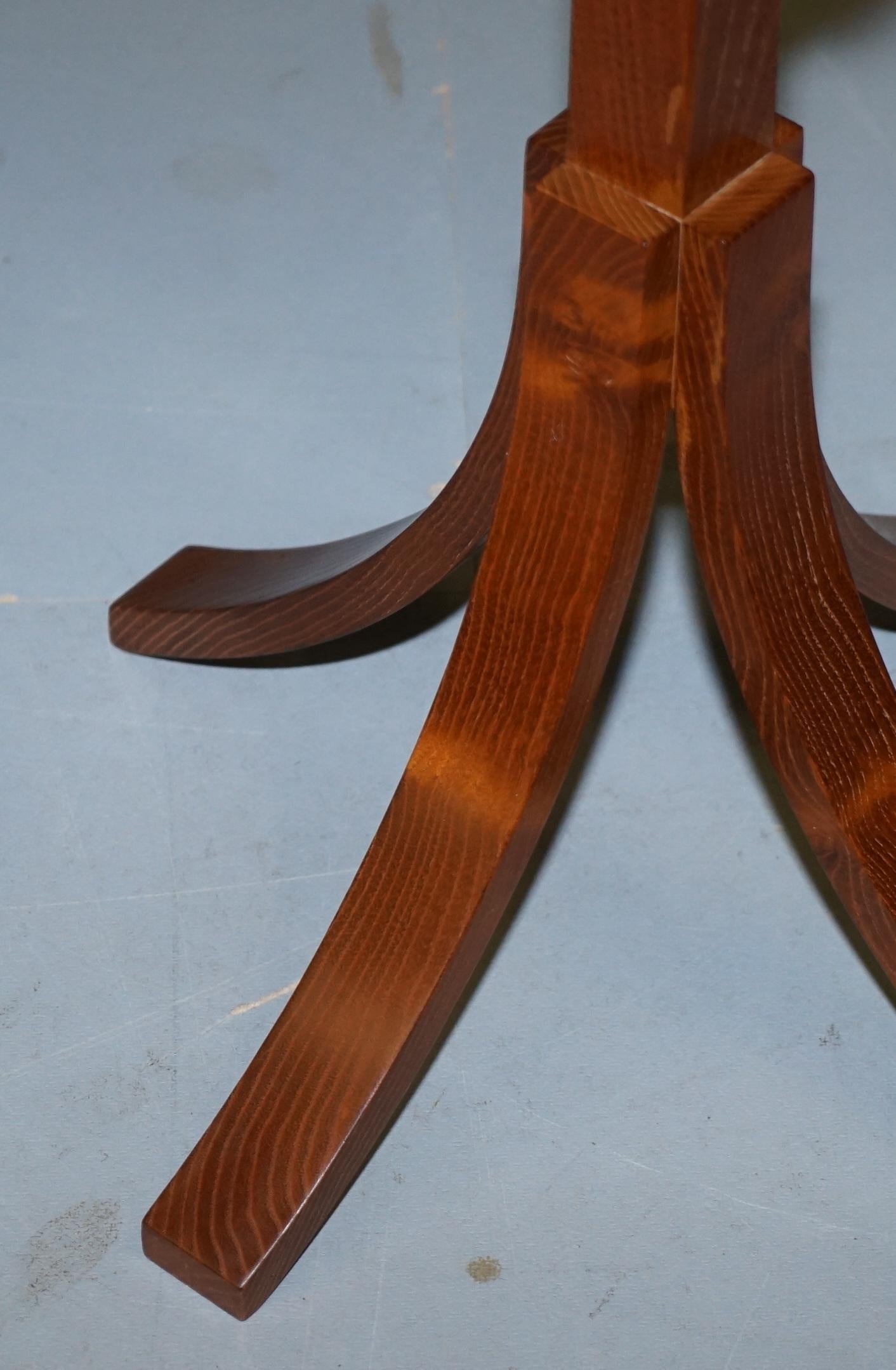 Stunning Mulberry Furniture Made by Holgate & Pack Designer Walnut Side Table For Sale 4