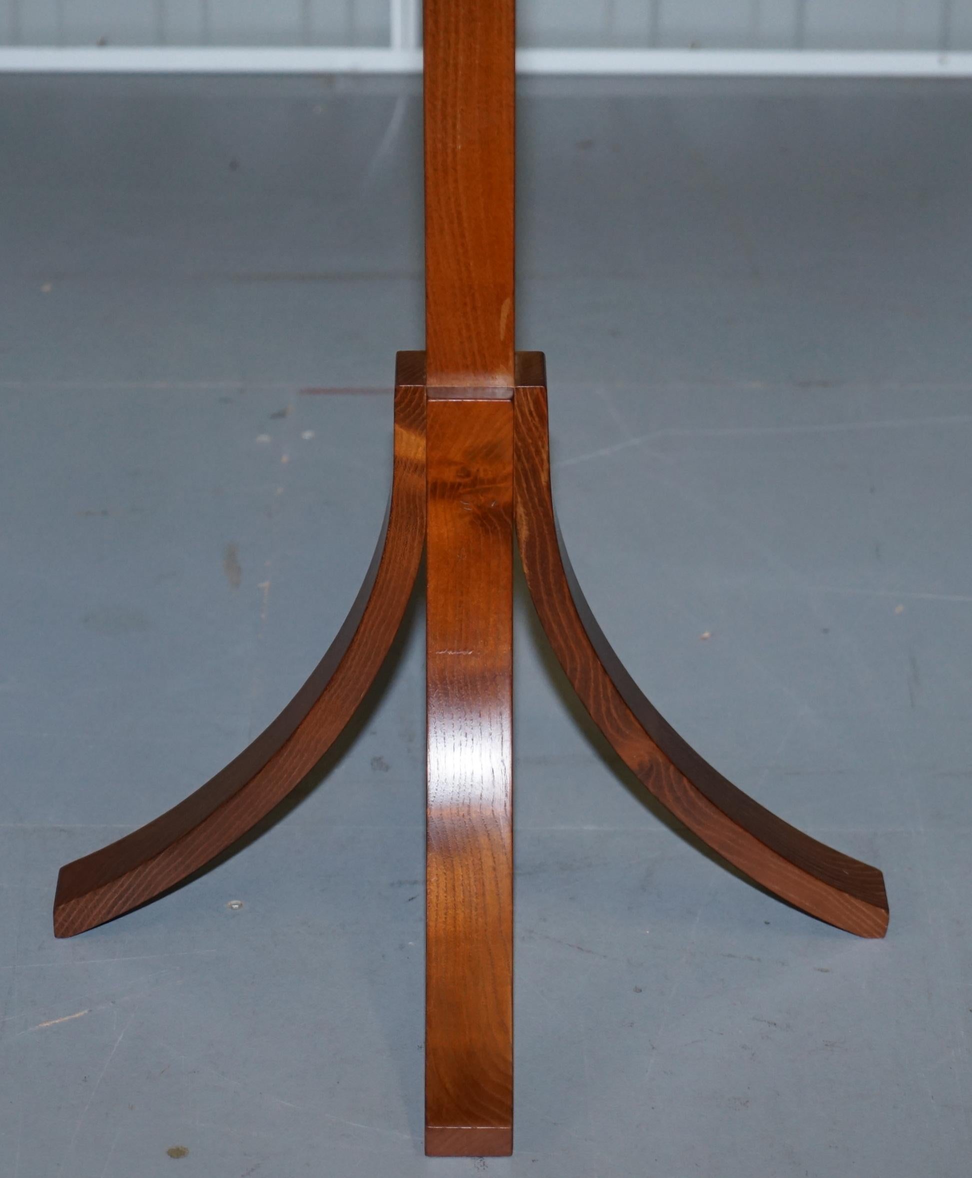 Stunning Mulberry Furniture Made by Holgate & Pack Designer Walnut Side Table For Sale 8