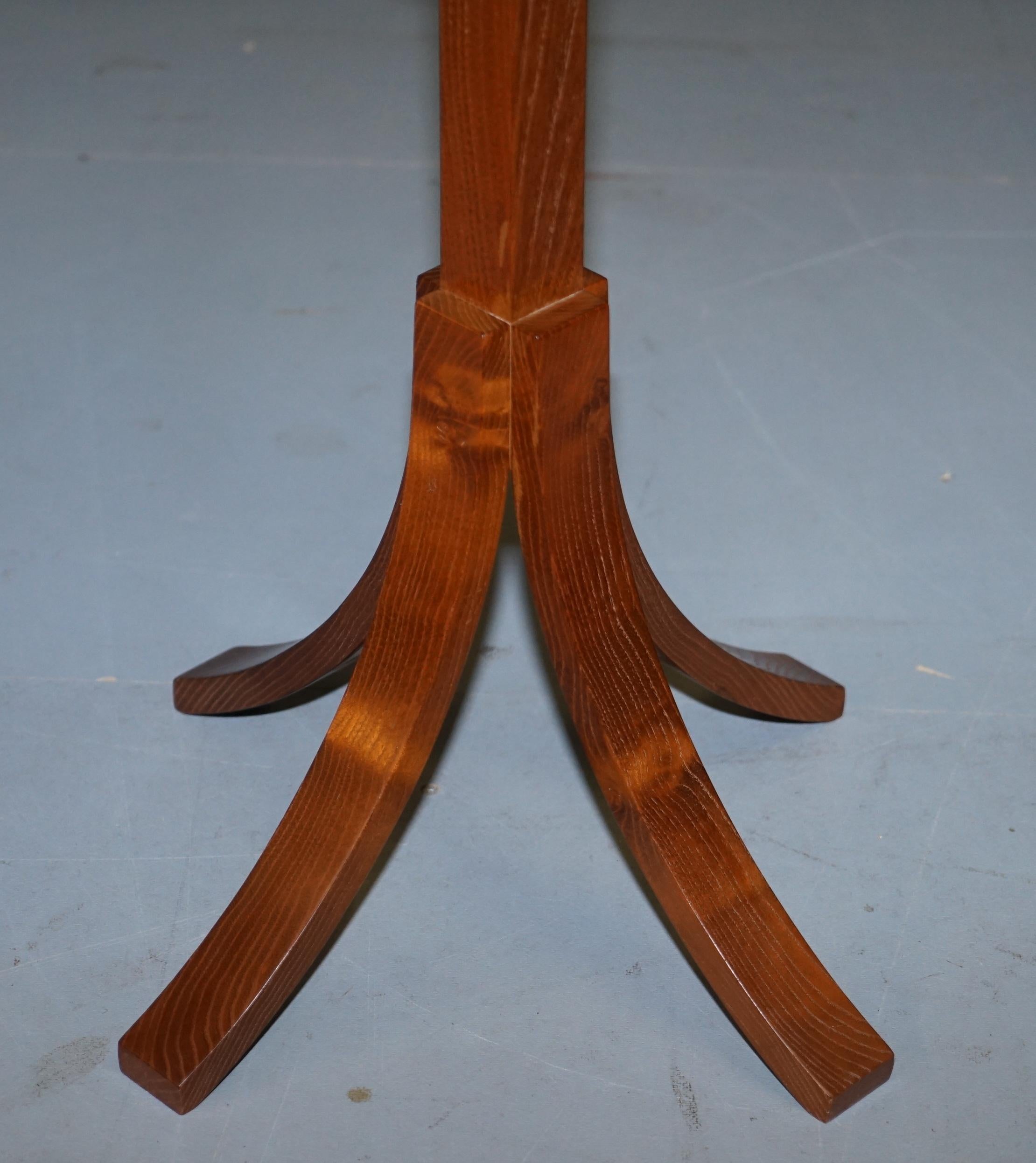 Stunning Mulberry Furniture Made by Holgate & Pack Designer Walnut Side Table For Sale 2