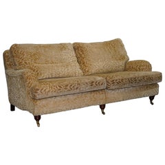 Vintage Stunning Multiyork Verona Howard Three-Seat Sofa Feather Cushions