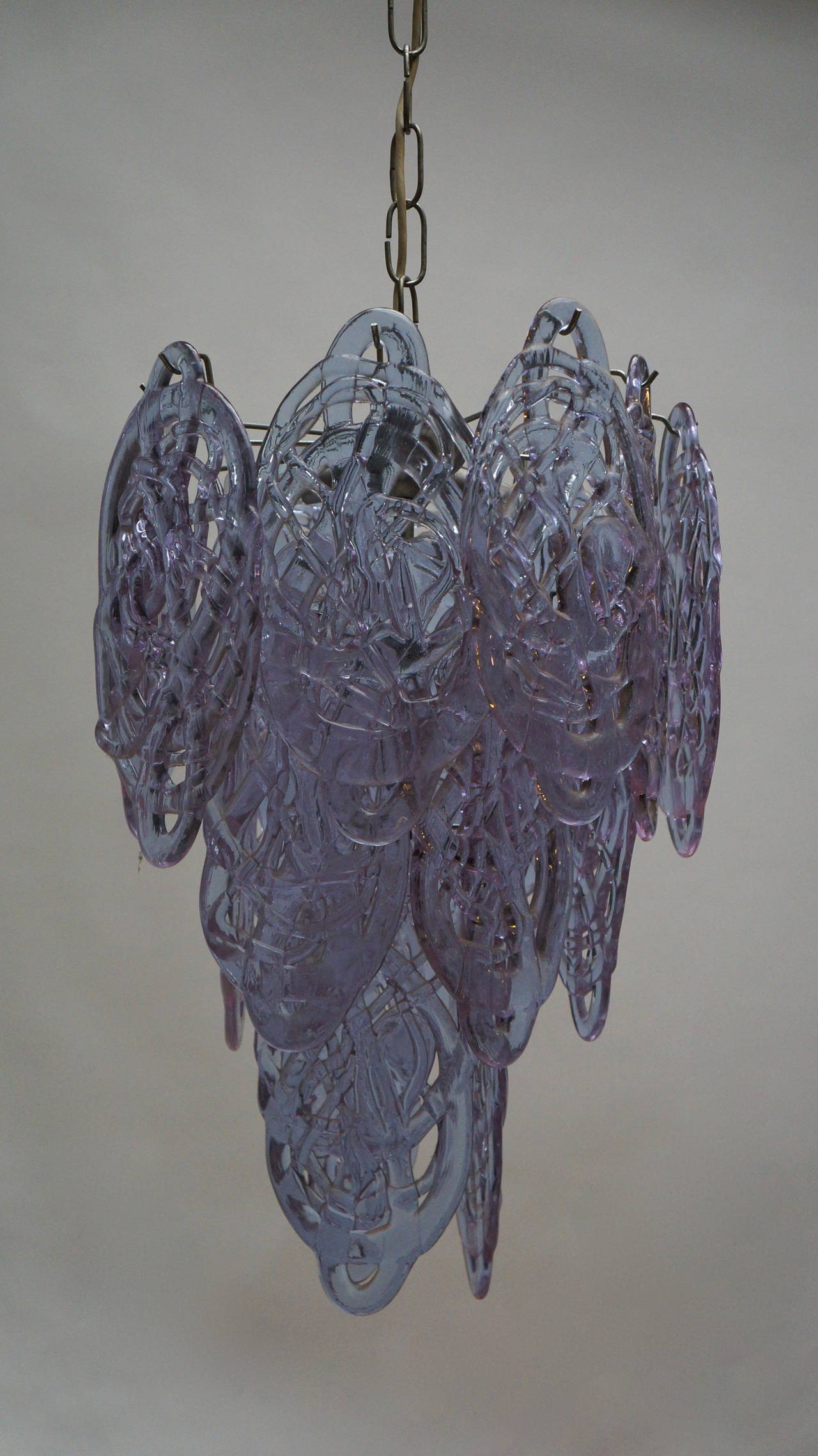 Murano Glass Chandelier by Carlo Nason for Mazzega In Good Condition For Sale In Antwerp, BE