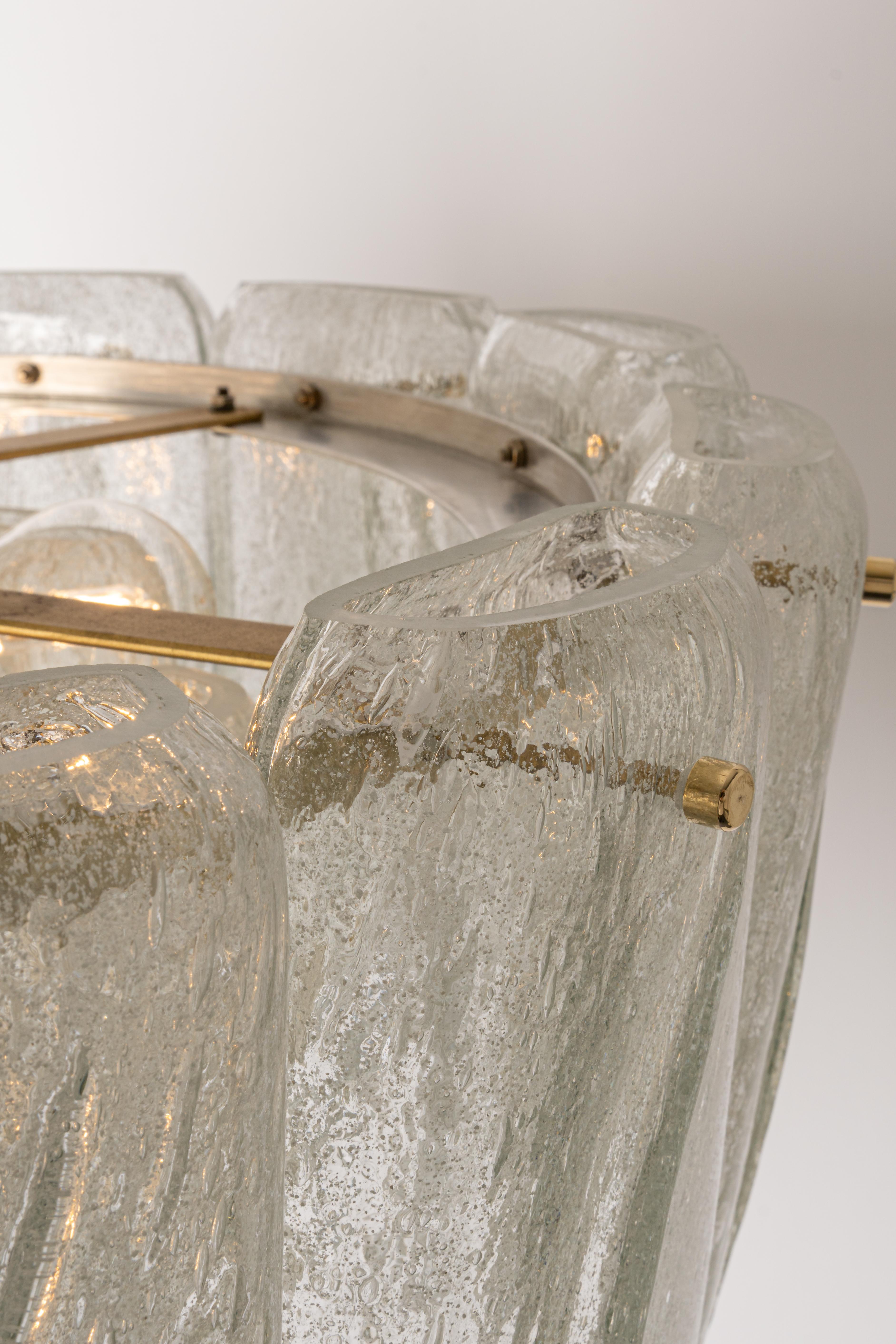 Stunning Murano Glass Chandelier by Doria, Germany, 1960s 5
