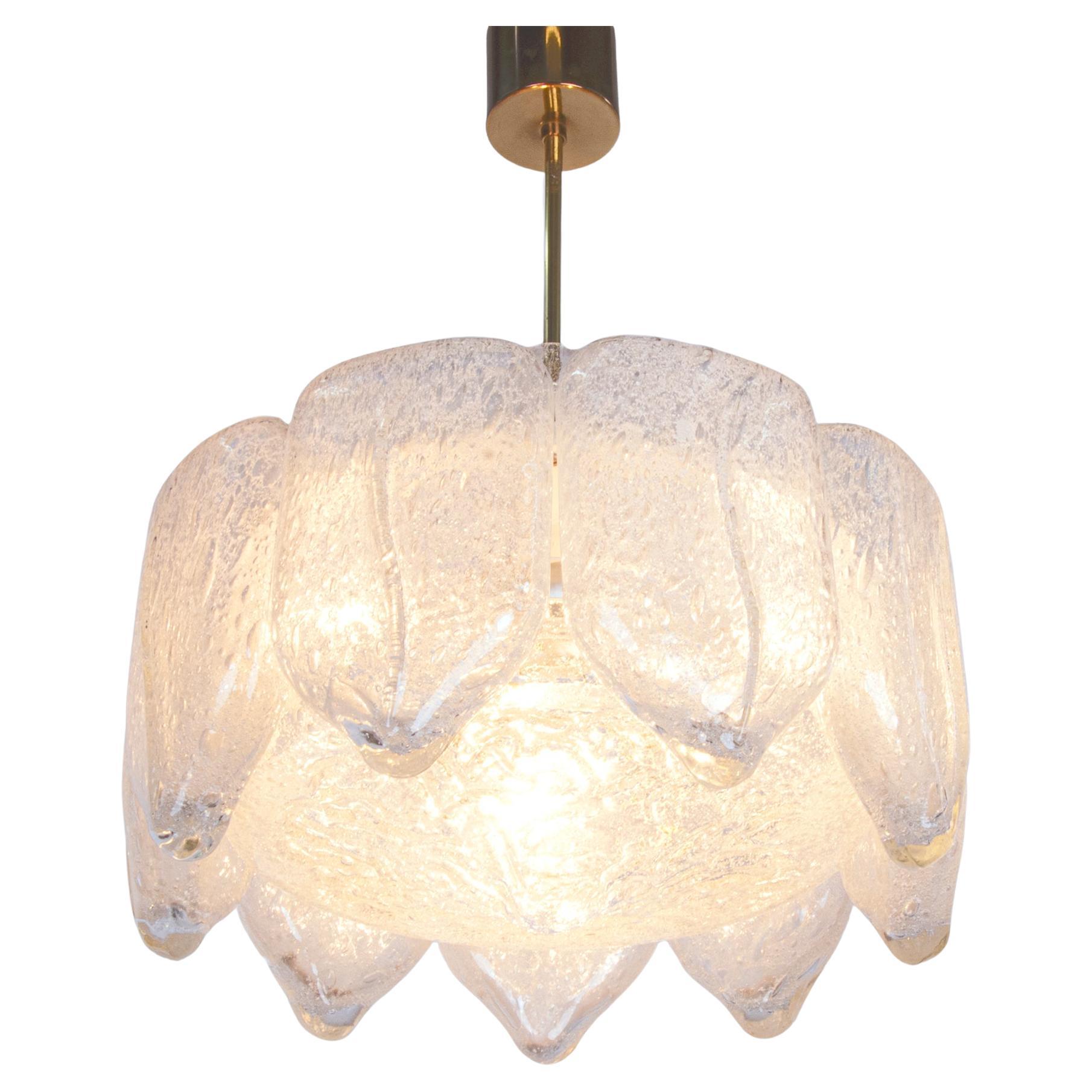 Stunning Murano Glass Chandelier by Doria, Germany, 1960s