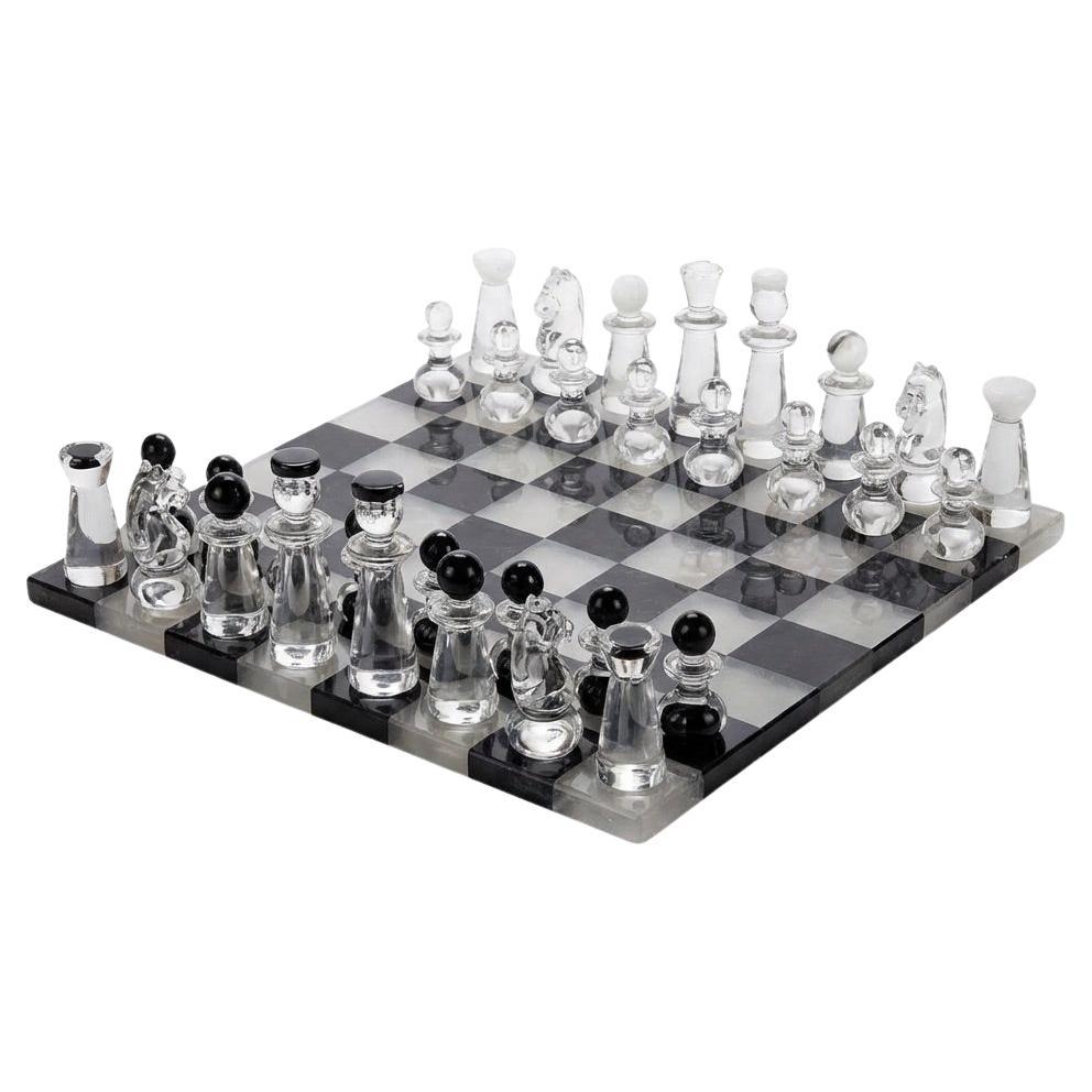 Stunning Murano Glass Chess Set