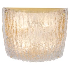 Atemberaubender Murano Glas Flush Mount von Kaiser, Deutschland, 1970er Jahre