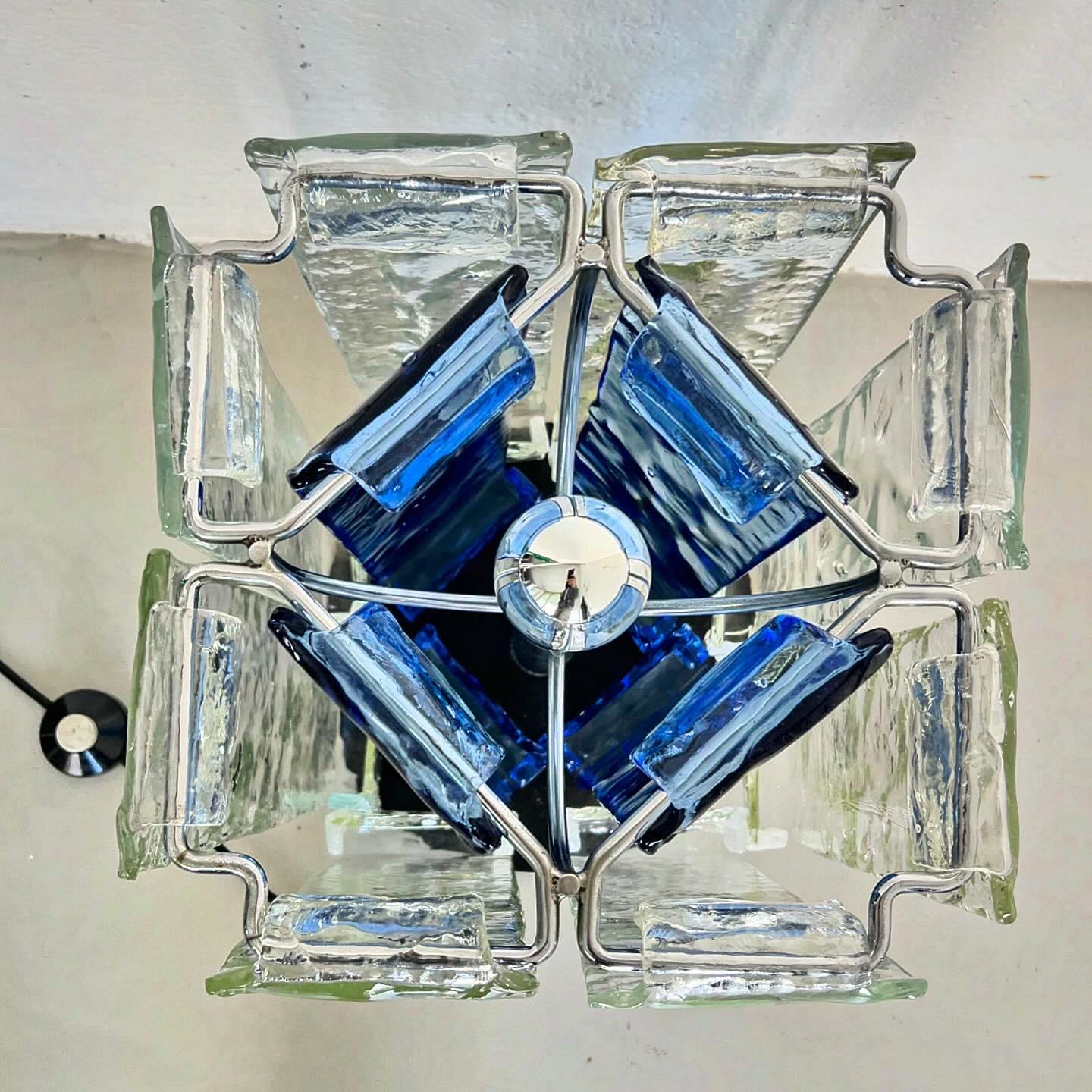 Laguna Lamp by Renato Toso for Fratelli Toso , Murano , Collectible Design In Good Condition For Sale In Milano, IT