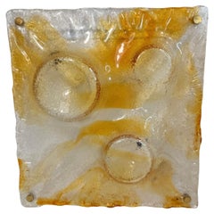 Stupenda applique in vetro di Murano, Mid-Century Modern Italy Mazzega Murano 1970s