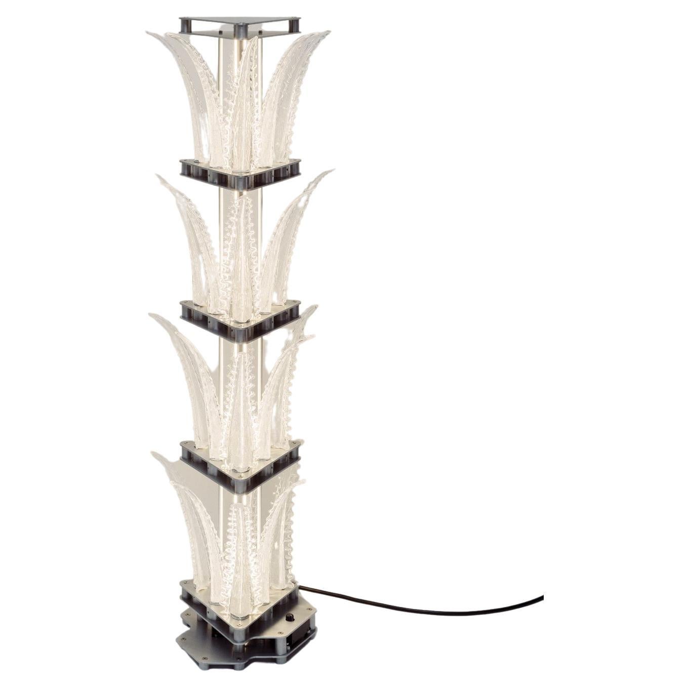 Stunning Murano Glass Talar Floor Lamp For Sale
