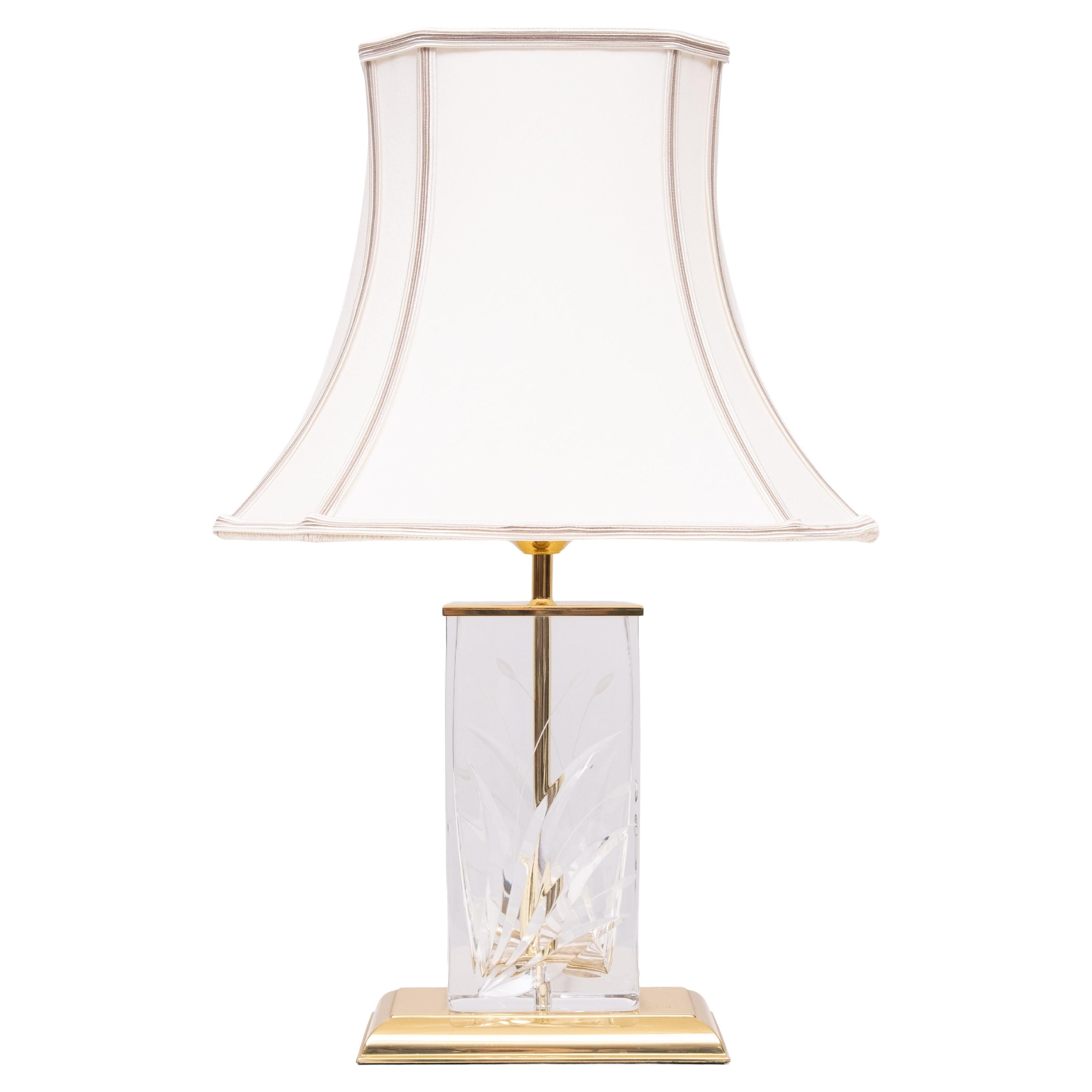 Stupéfiante lampe de table Nachtmann Leuchten 1970 Allemagne en vente